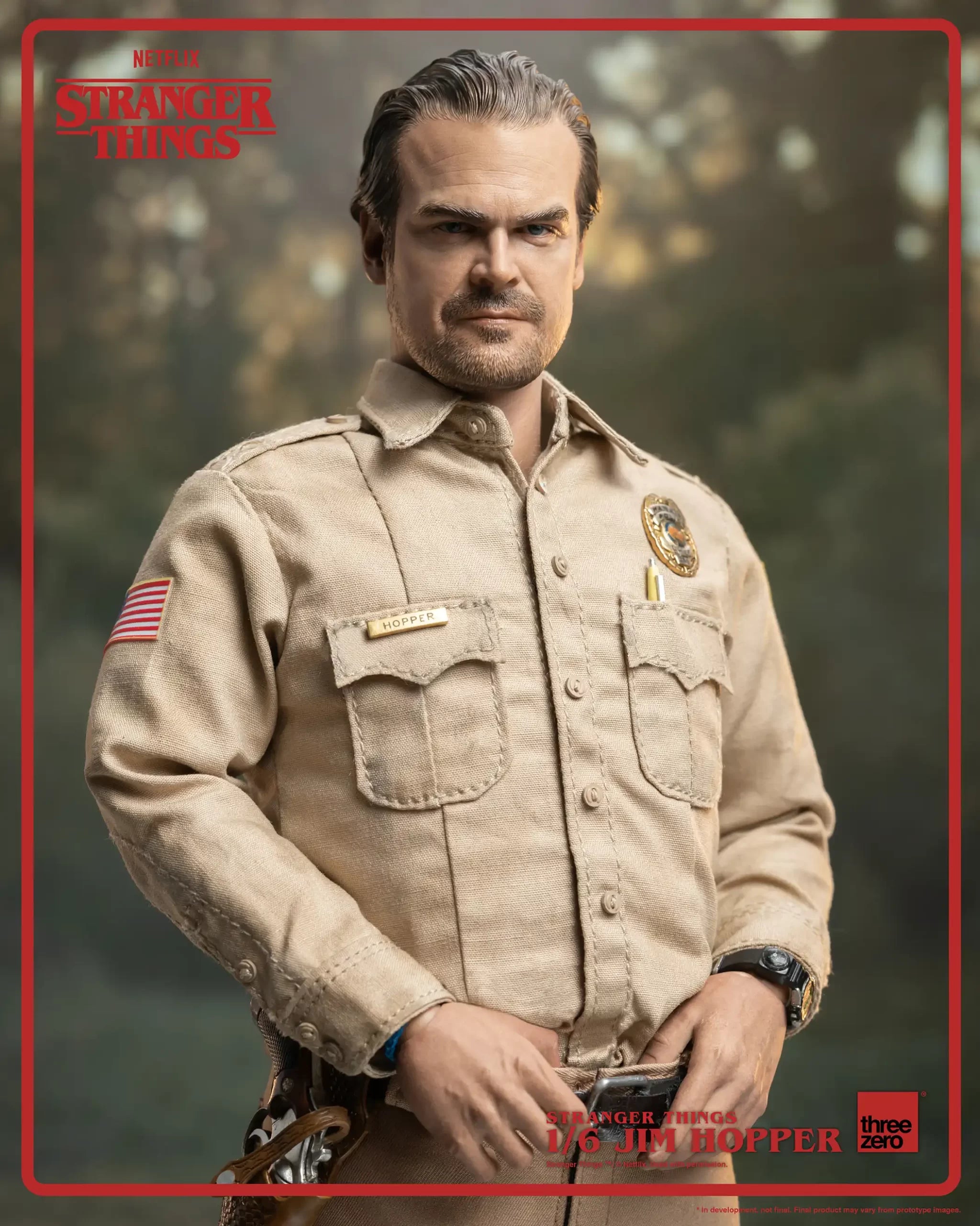 PRE-ORDER threezero - Stranger Things - Jim Hopper: Season 1 1/6