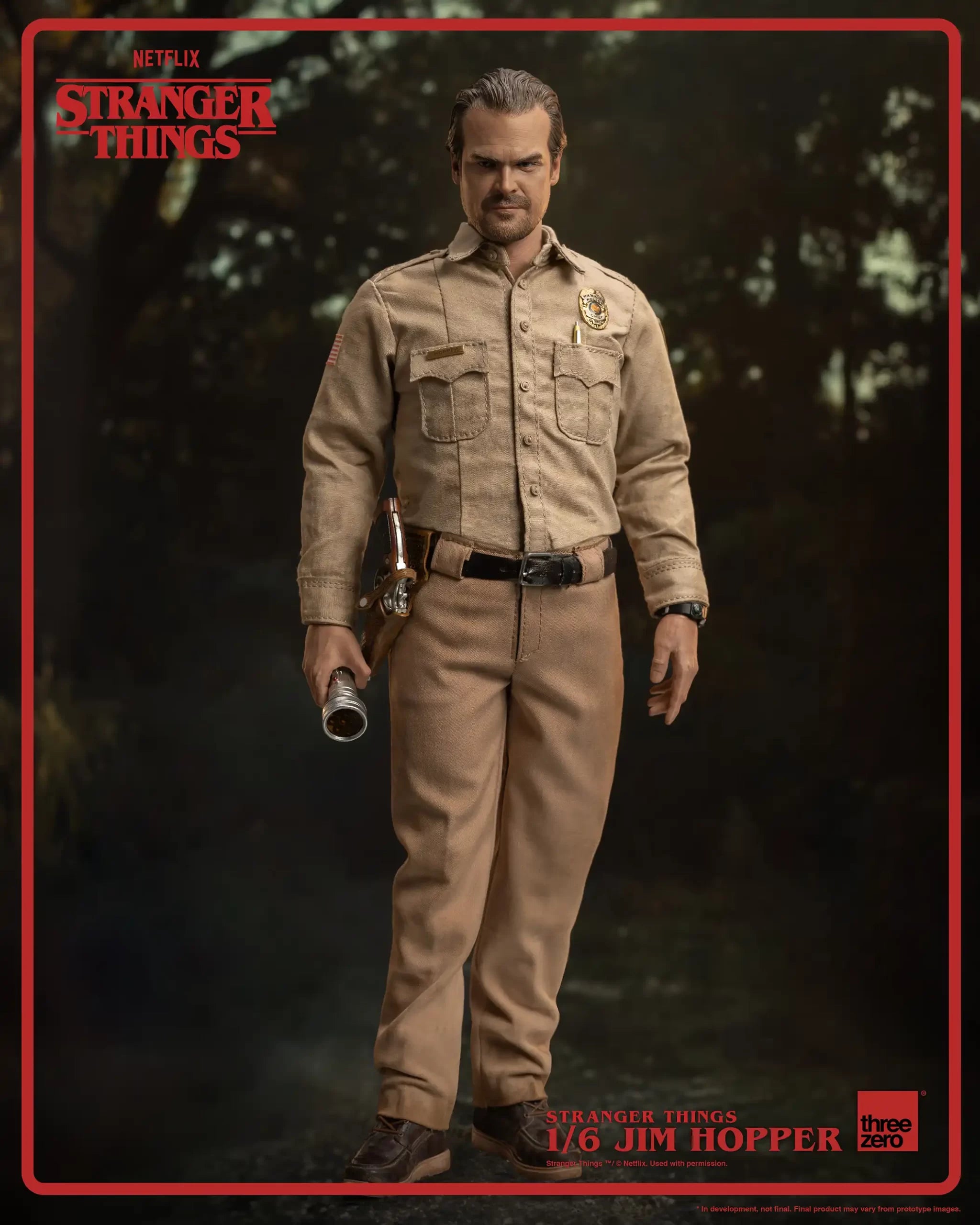 PRE-ORDER threezero - Stranger Things - Jim Hopper: Season 1 1/6