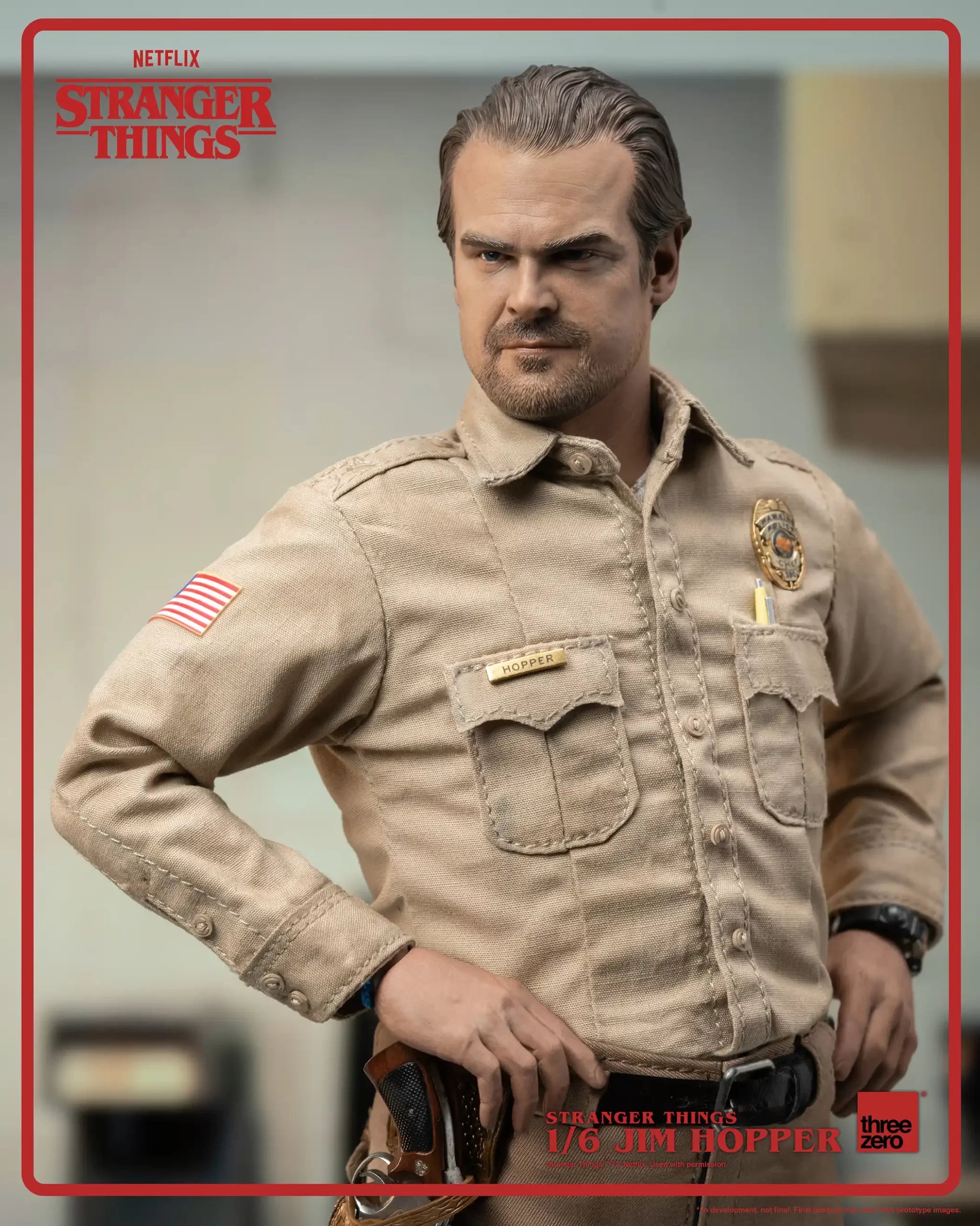 PRE-ORDER threezero - Stranger Things - Jim Hopper: Season 1 1/6