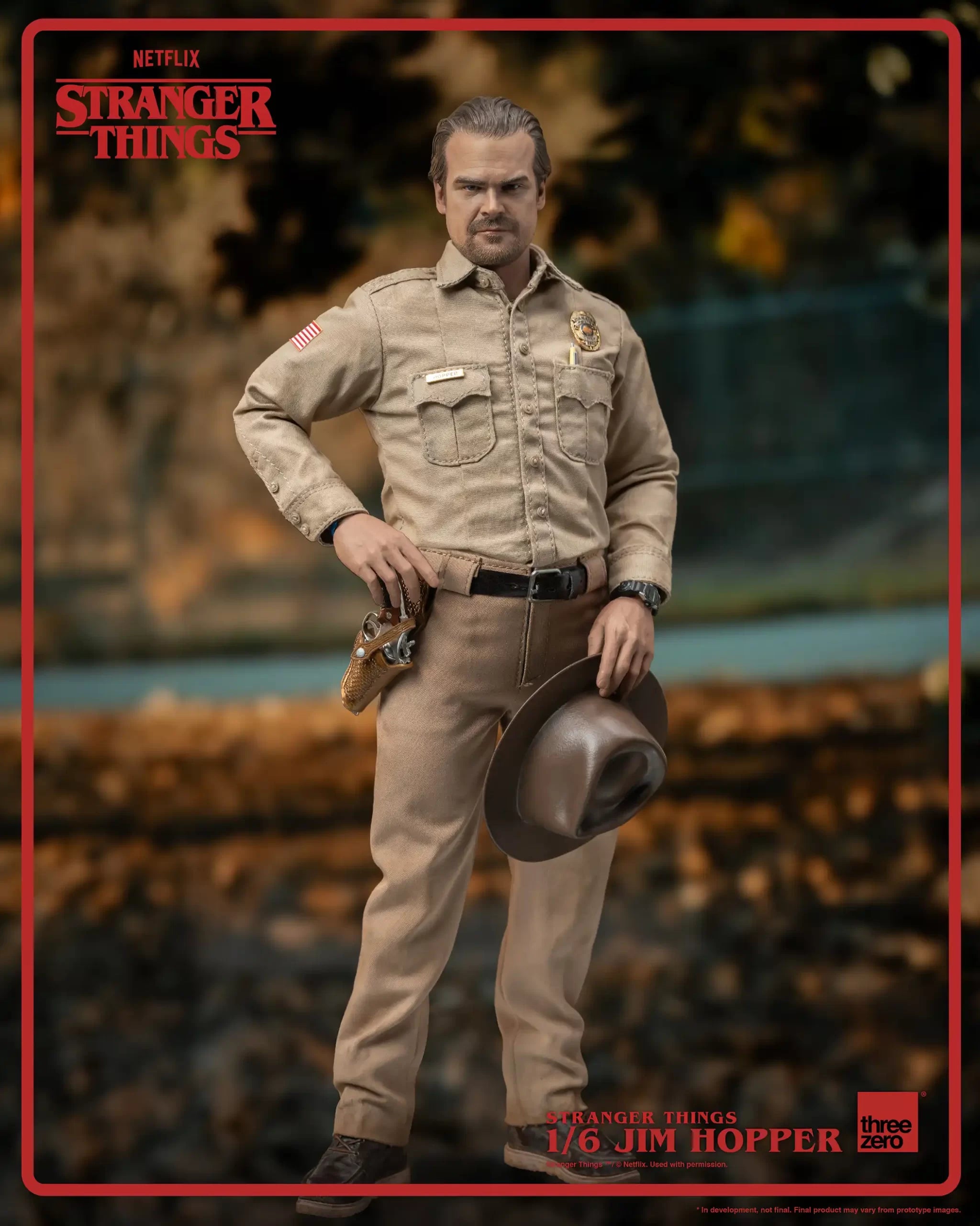 PRE-ORDER threezero - Stranger Things - Jim Hopper: Season 1 1/6
