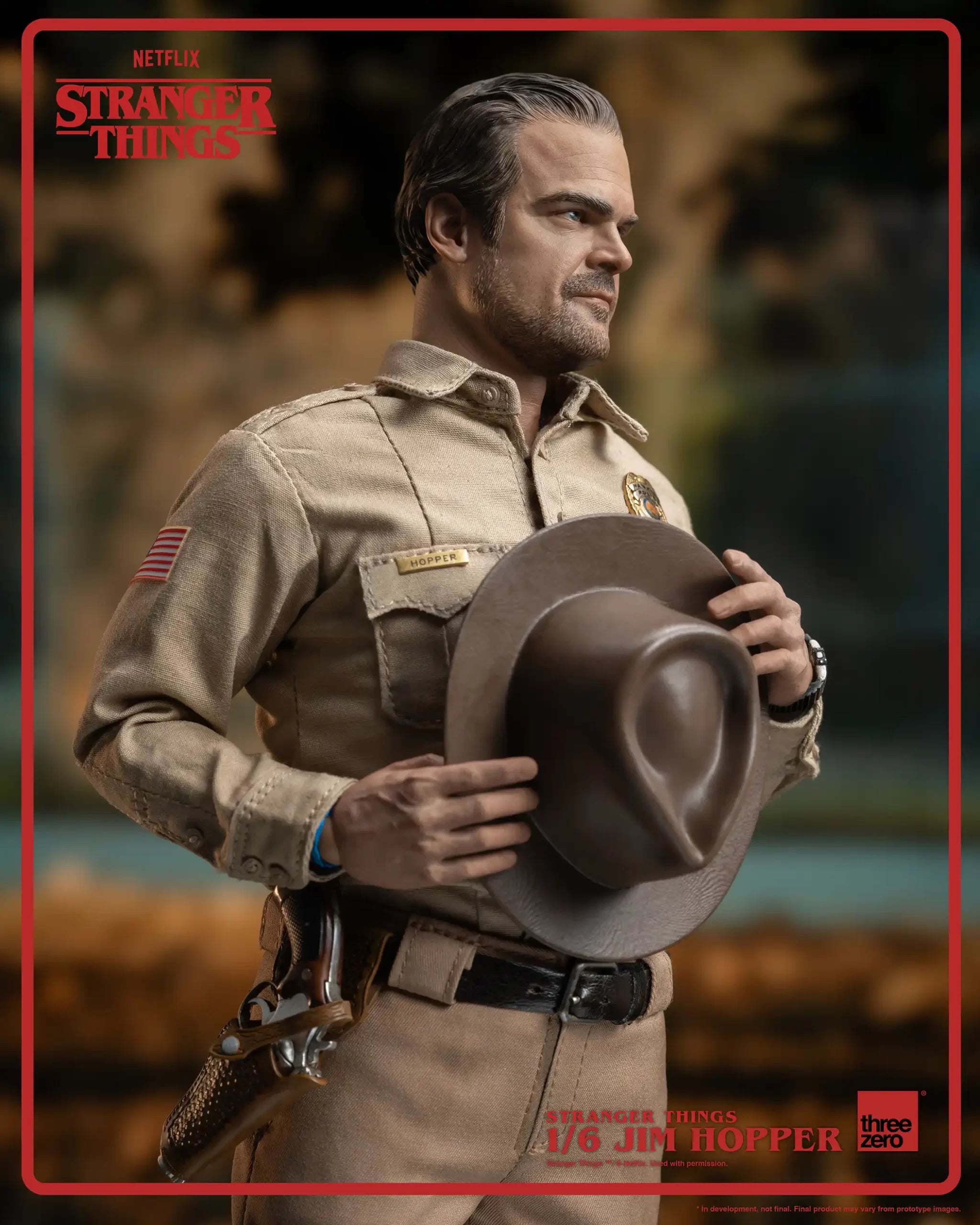 PRE-ORDER threezero - Stranger Things - Jim Hopper: Season 1 1/6