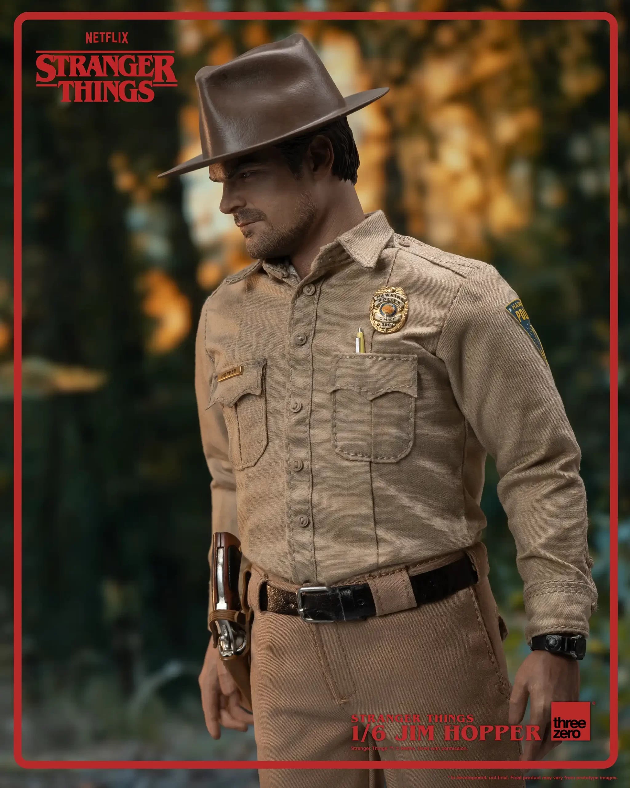 PRE-ORDER threezero - Stranger Things - Jim Hopper: Season 1 1/6