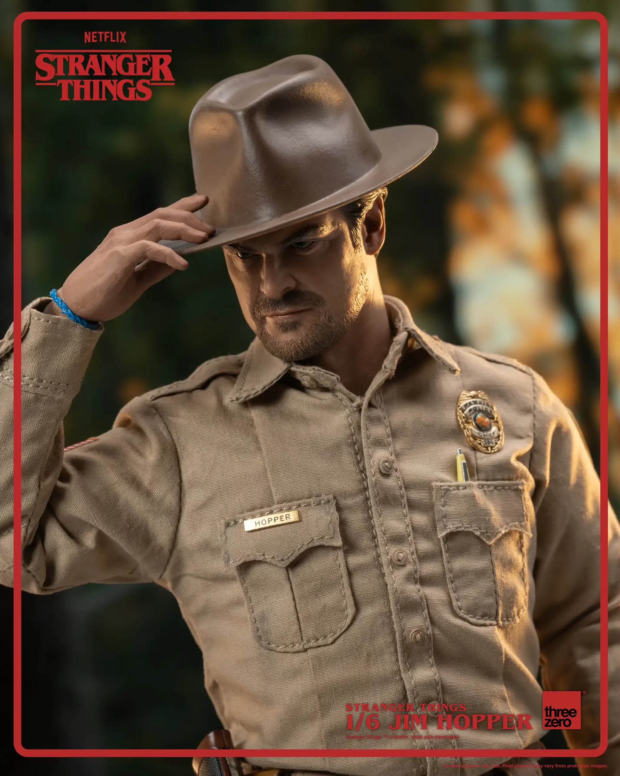 PRE-ORDER threezero - Stranger Things - Jim Hopper: Season 1 1/6