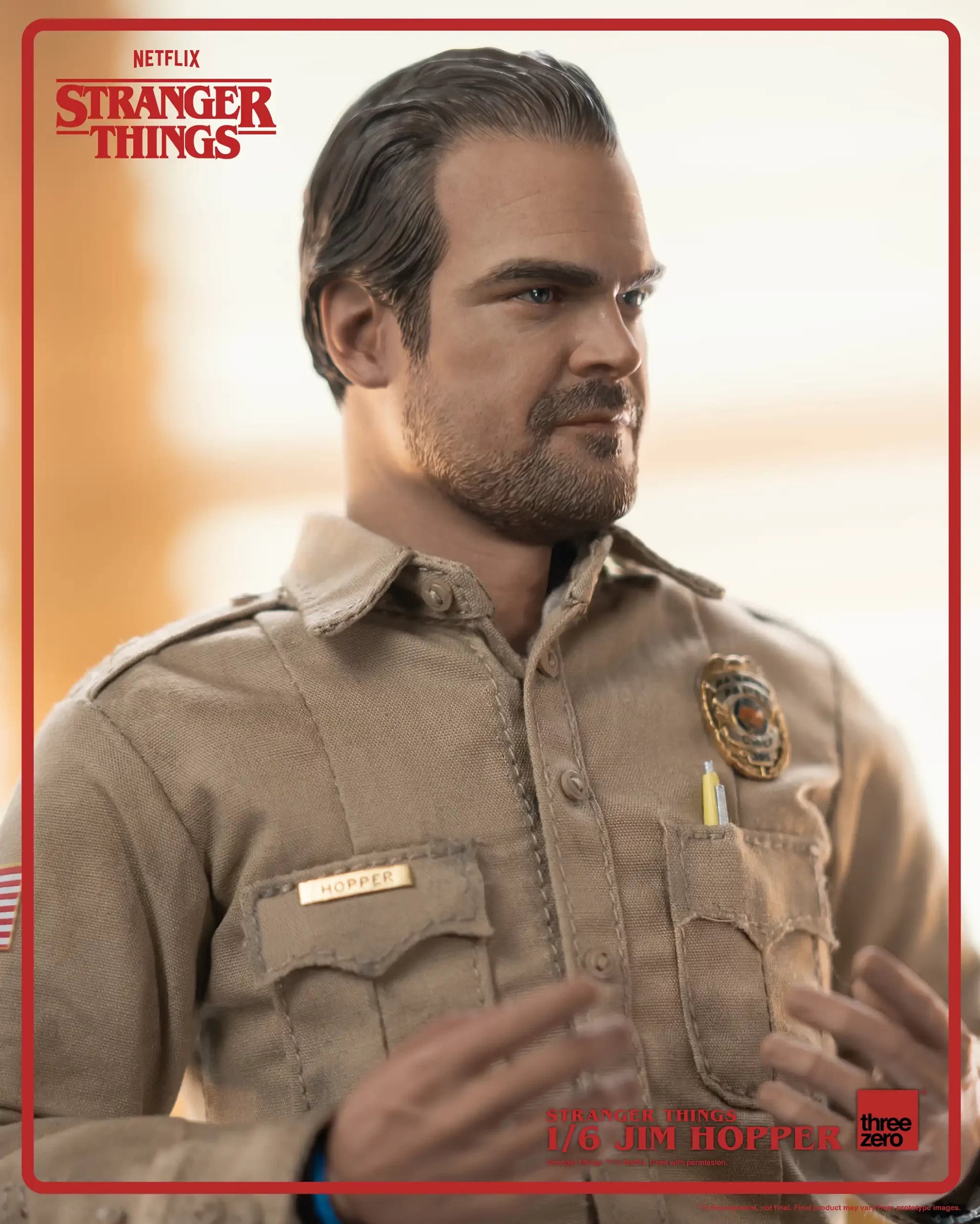 PRE-ORDER threezero - Stranger Things - Jim Hopper: Season 1 1/6