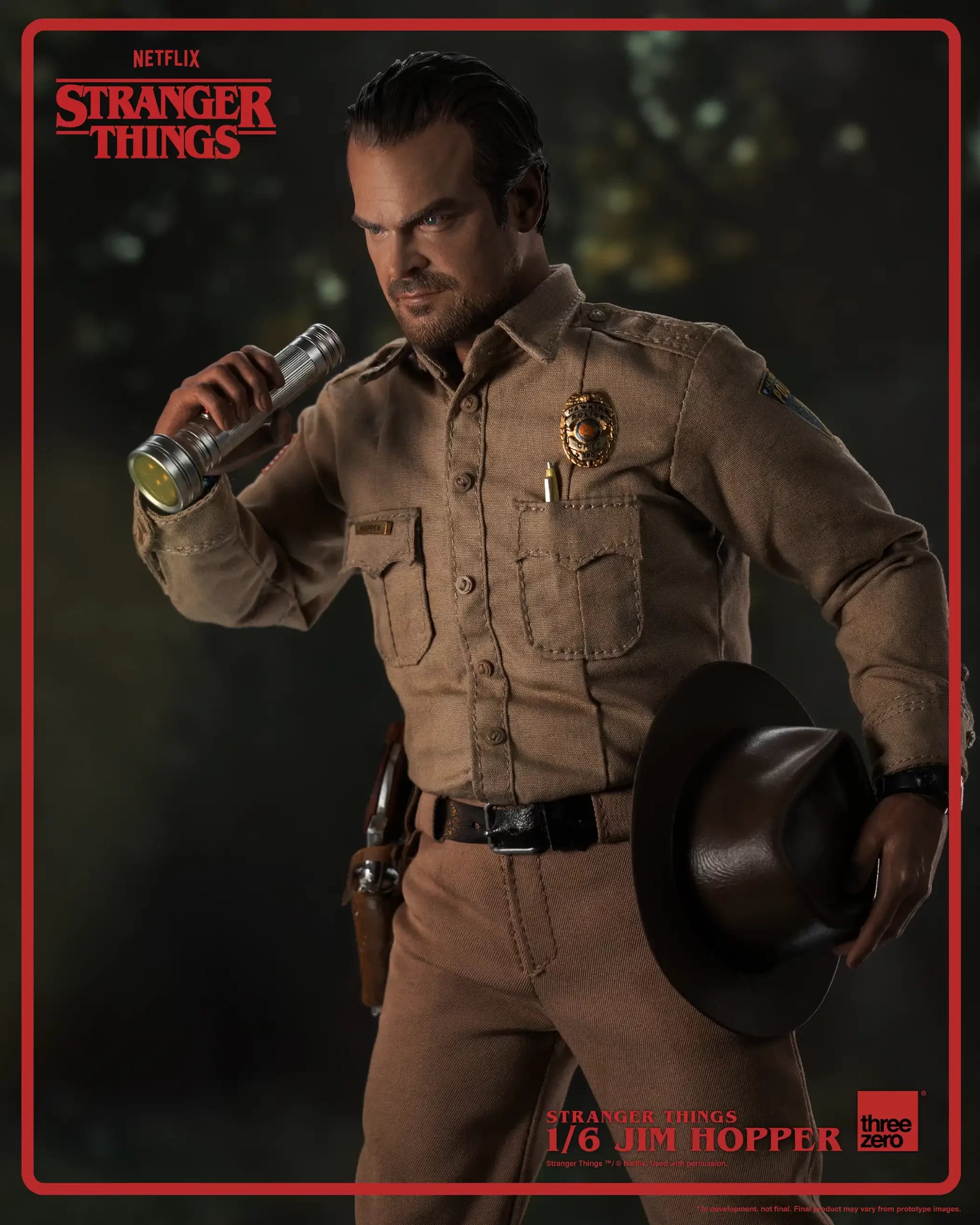 PRE-ORDER threezero - Stranger Things - Jim Hopper: Season 1 1/6