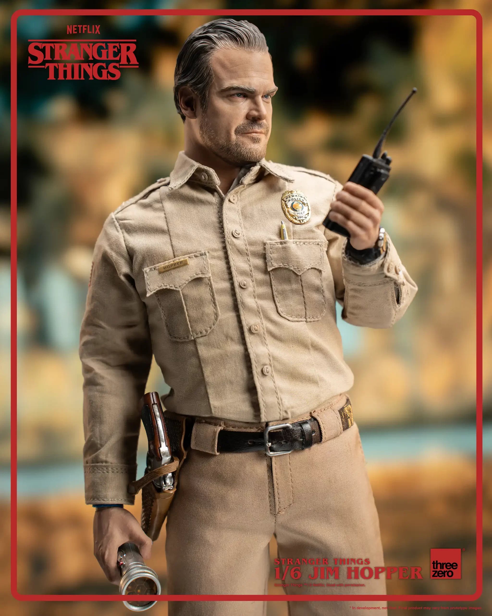 PRE-ORDER threezero - Stranger Things - Jim Hopper: Season 1 1/6