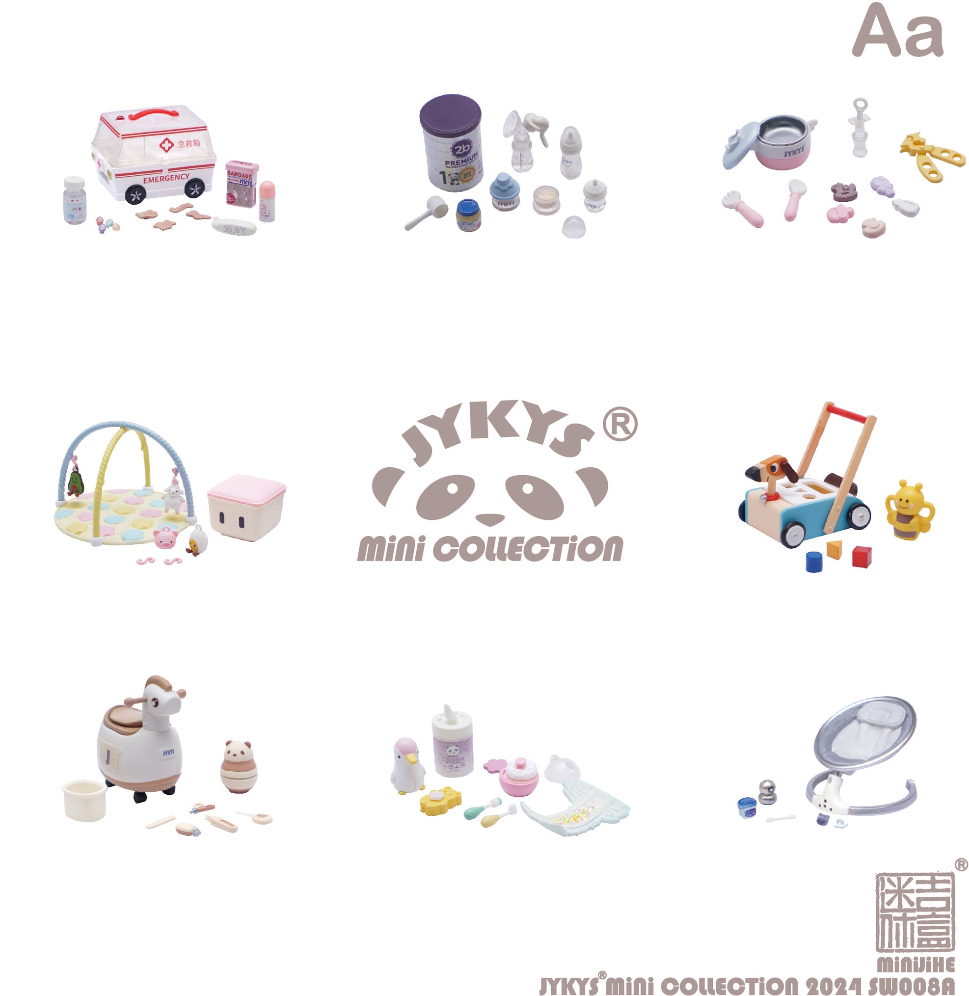 PRE-ORDER Jykys - Jyksys Mini Collection - Baby Product Series - Set A [Box of 8]