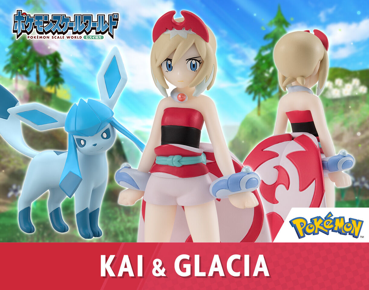 PRE-ORDER Bandai - Pokémon Scale World Hisui Region - Irida & Glaceon