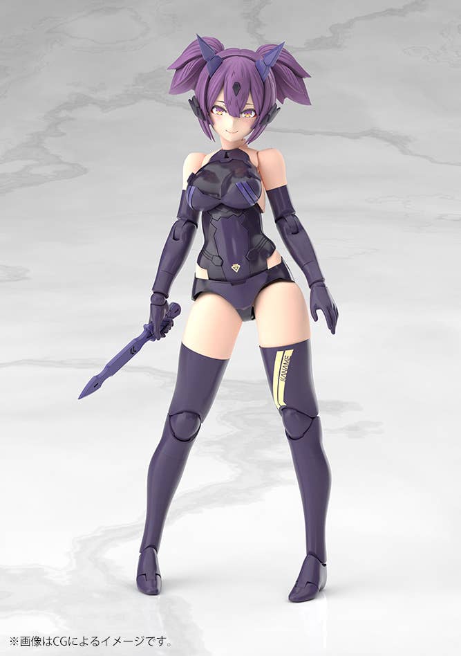 BACK-ORDER Kotobukiya - Megami Device - Asra Ninja Kaname: Shadow Edition Full Package 1/1 [JP]