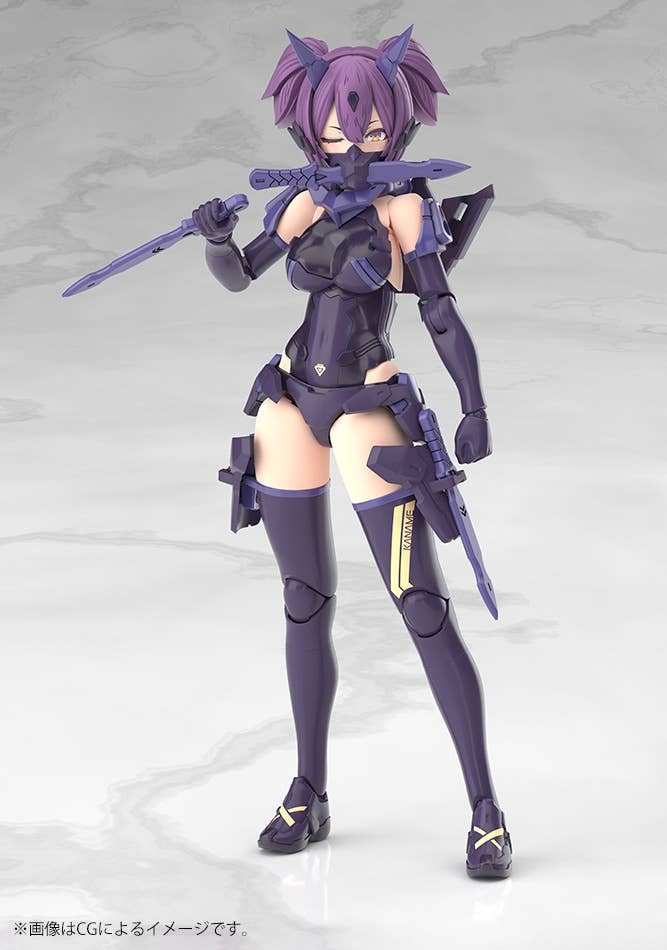 BACK-ORDER Kotobukiya - Megami Device - Asra Ninja Kaname: Shadow Edition Full Package 1/1 [JP]