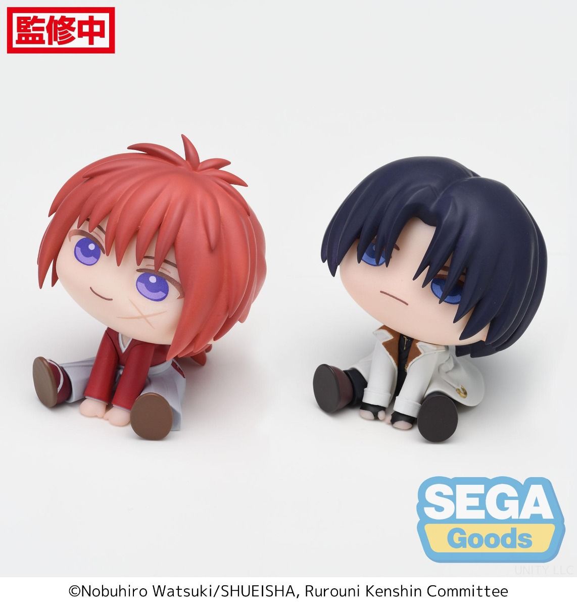 PRE-ORDER Sega - Rurouni Kenshin QyuruMe Mini Figure - Kenshin Himura & Aoshi Shinomori [Set of 2]
