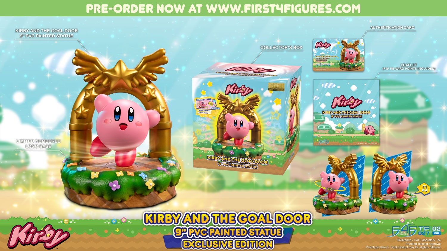 PRE-ORDER First4Figures - Kirby - Kirby and the Goal Door: Collector's Edition [2024 Q1 Release]