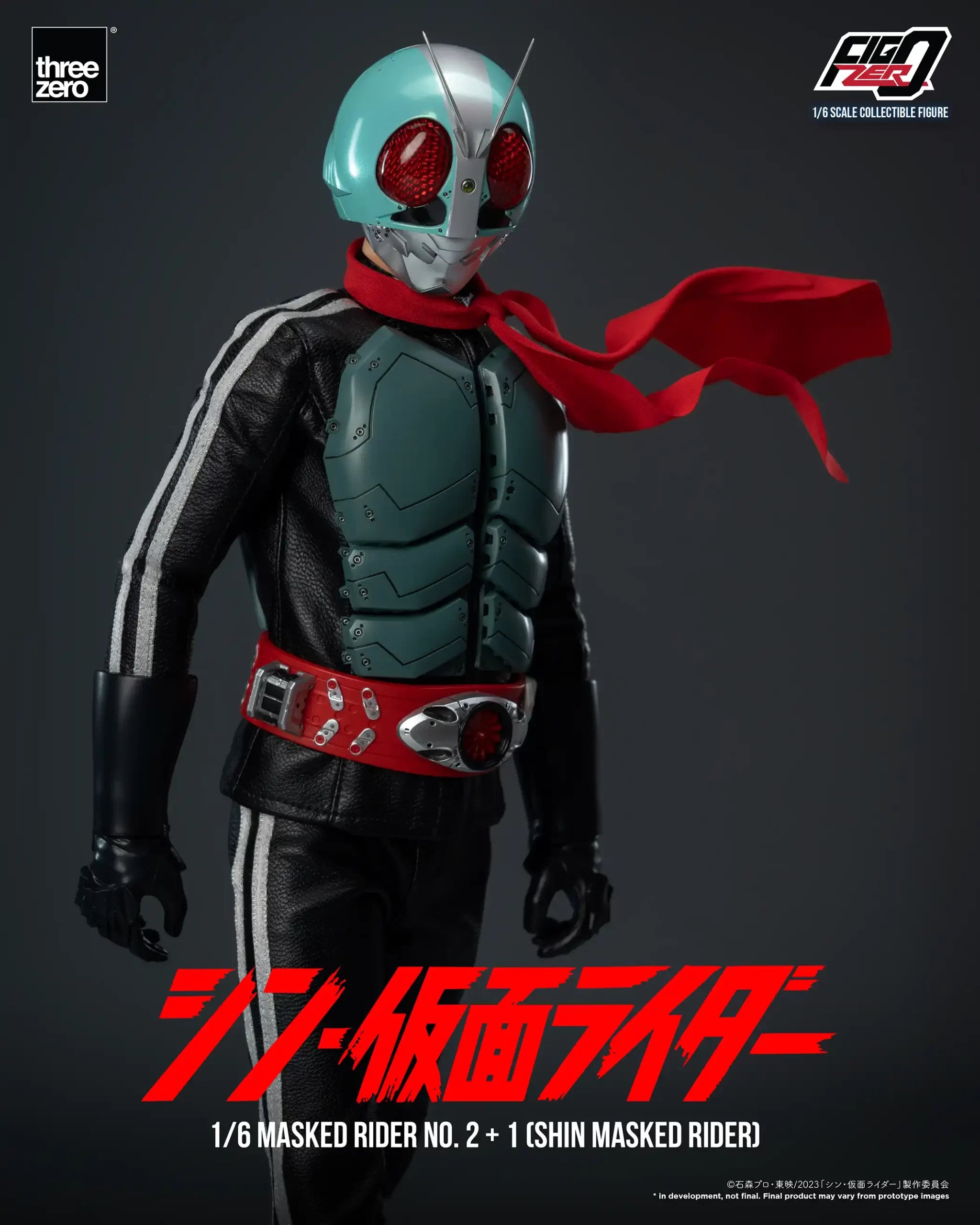 PRE-ORDER threezero - FigZero - Shin Kamen Rider - Kamen Rider 2+1 1/6