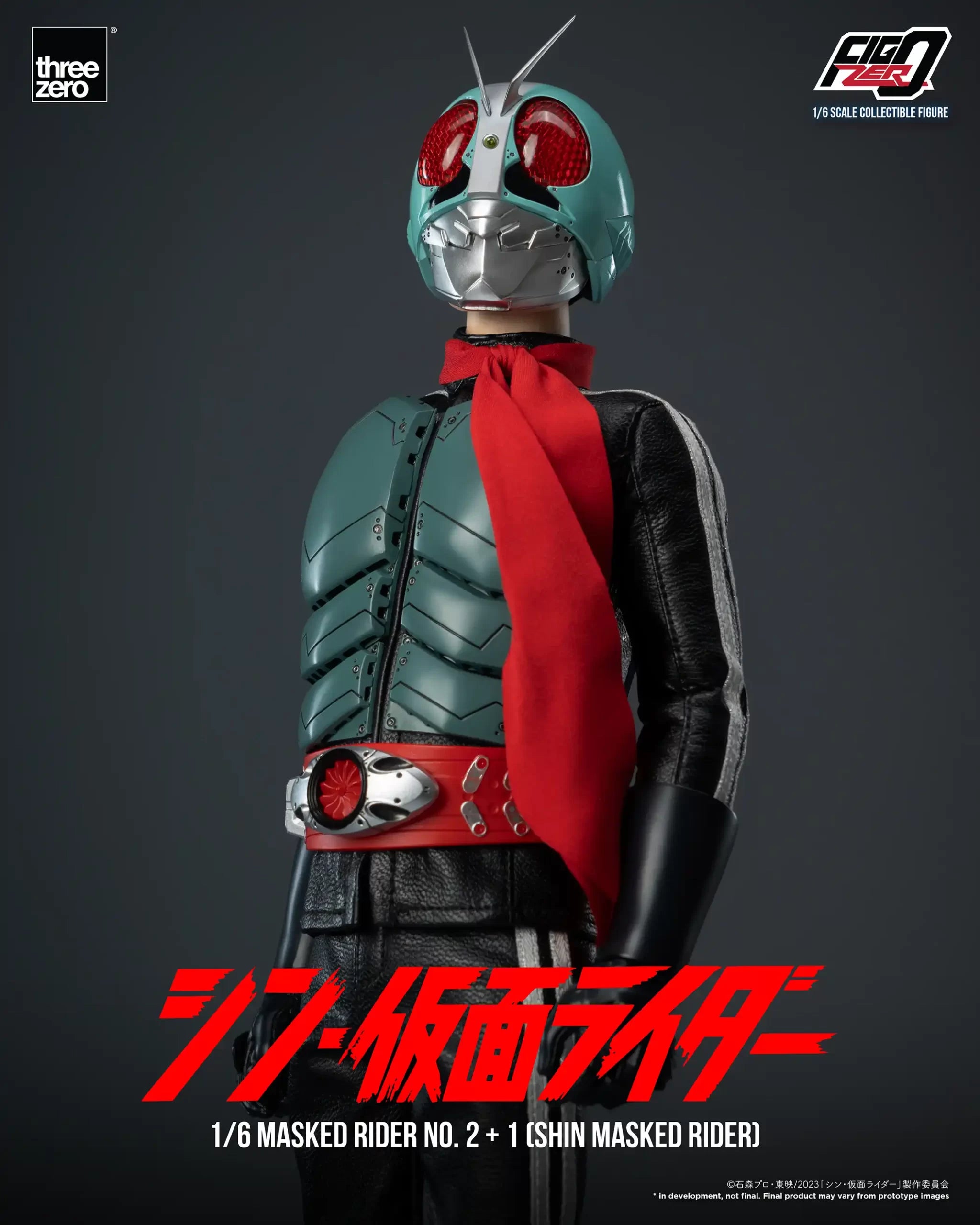 PRE-ORDER threezero - FigZero - Shin Kamen Rider - Kamen Rider 2+1 1/6