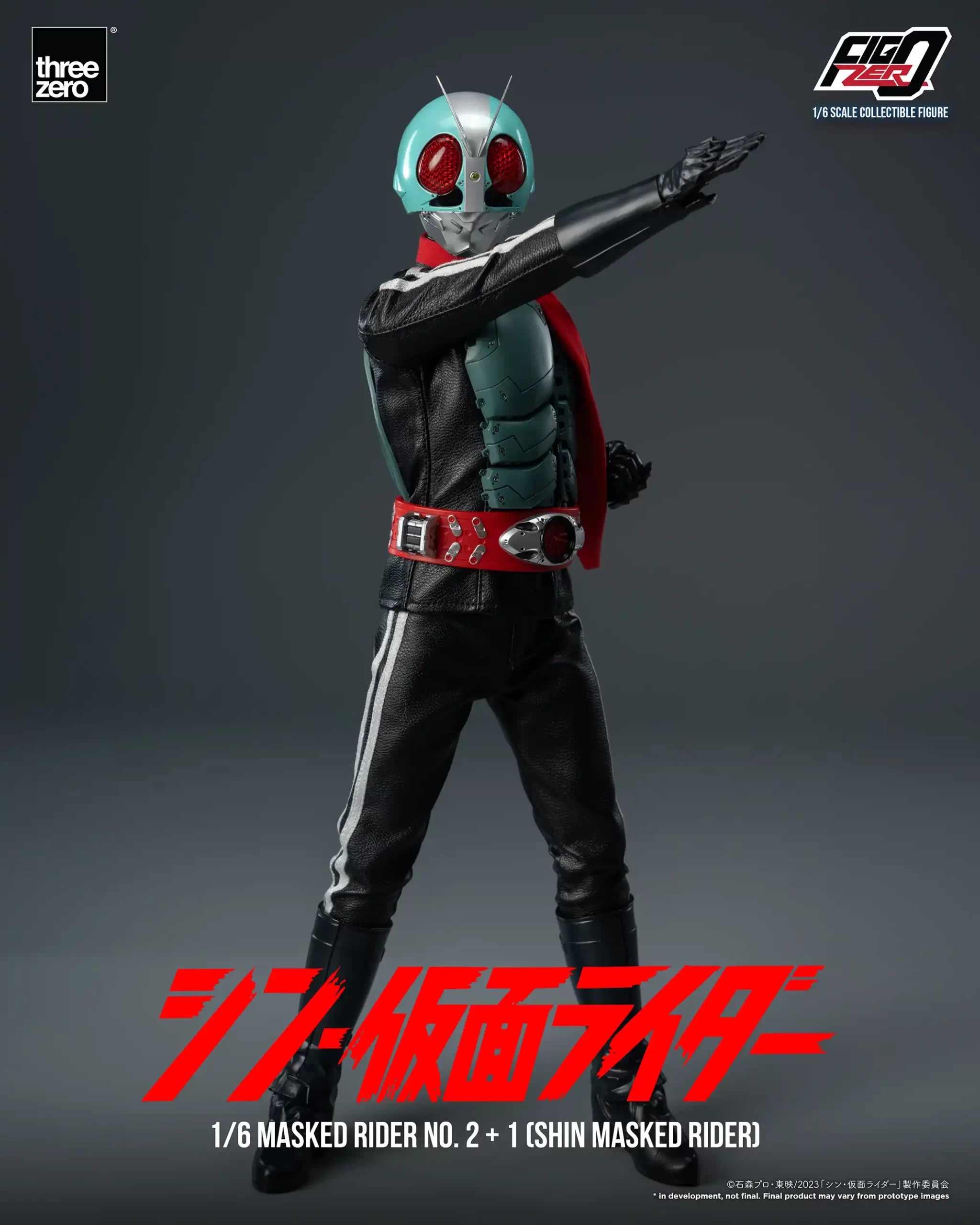 PRE-ORDER threezero - FigZero - Shin Kamen Rider - Kamen Rider 2+1 1/6