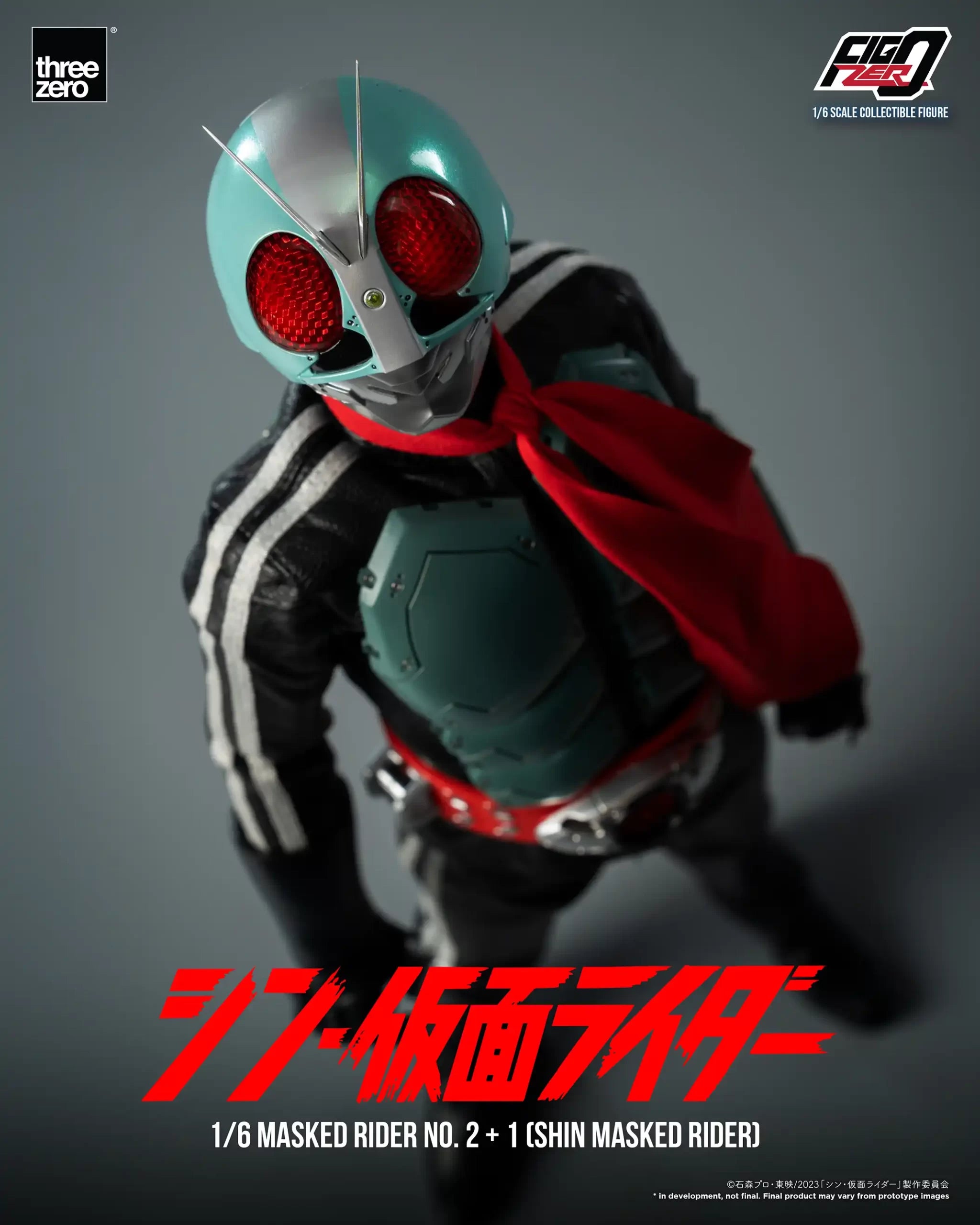 PRE-ORDER threezero - FigZero - Shin Kamen Rider - Kamen Rider 2+1 1/6