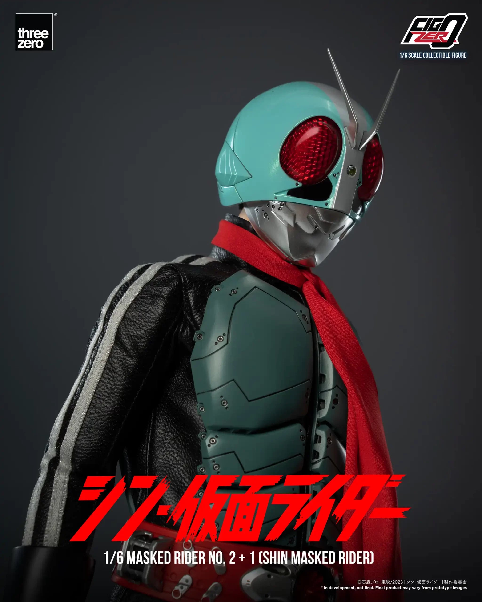 PRE-ORDER threezero - FigZero - Shin Kamen Rider - Kamen Rider 2+1 1/6