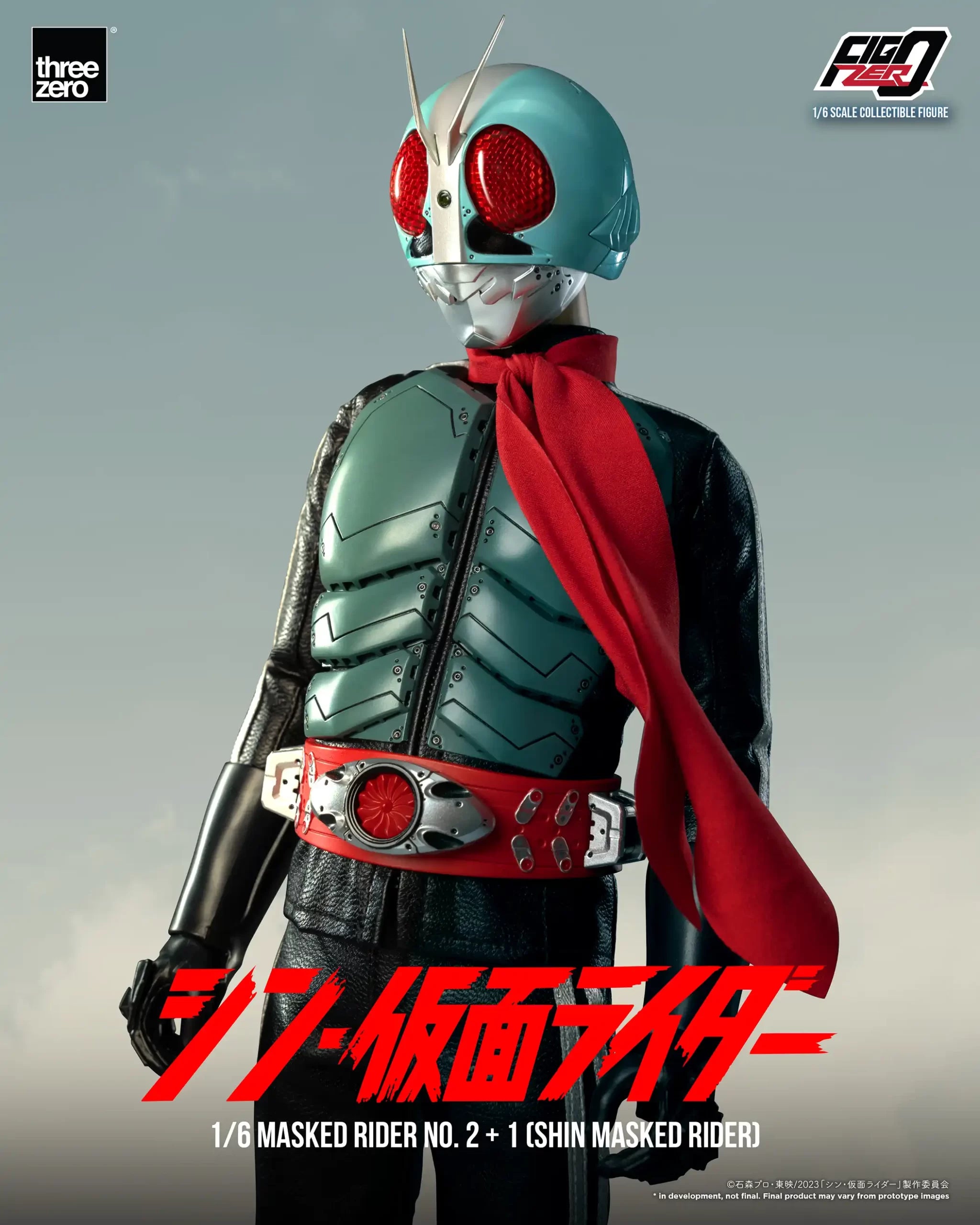 PRE-ORDER threezero - FigZero - Shin Kamen Rider - Kamen Rider 2+1 1/6