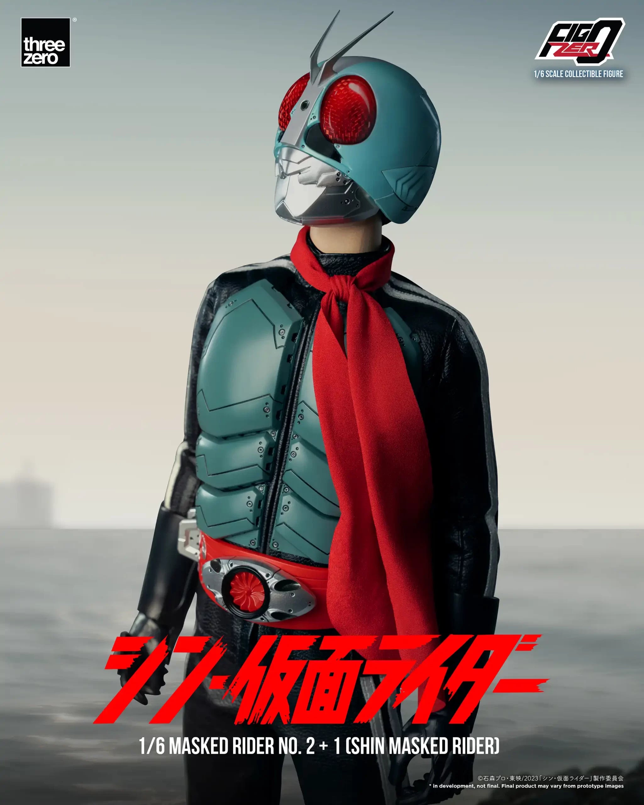 PRE-ORDER threezero - FigZero - Shin Kamen Rider - Kamen Rider 2+1 1/6