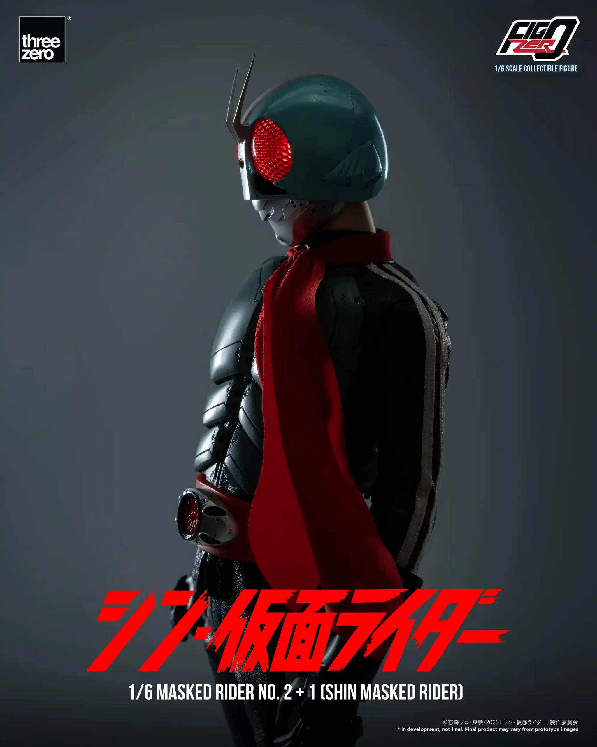 PRE-ORDER threezero - FigZero - Shin Kamen Rider - Kamen Rider 2+1 1/6