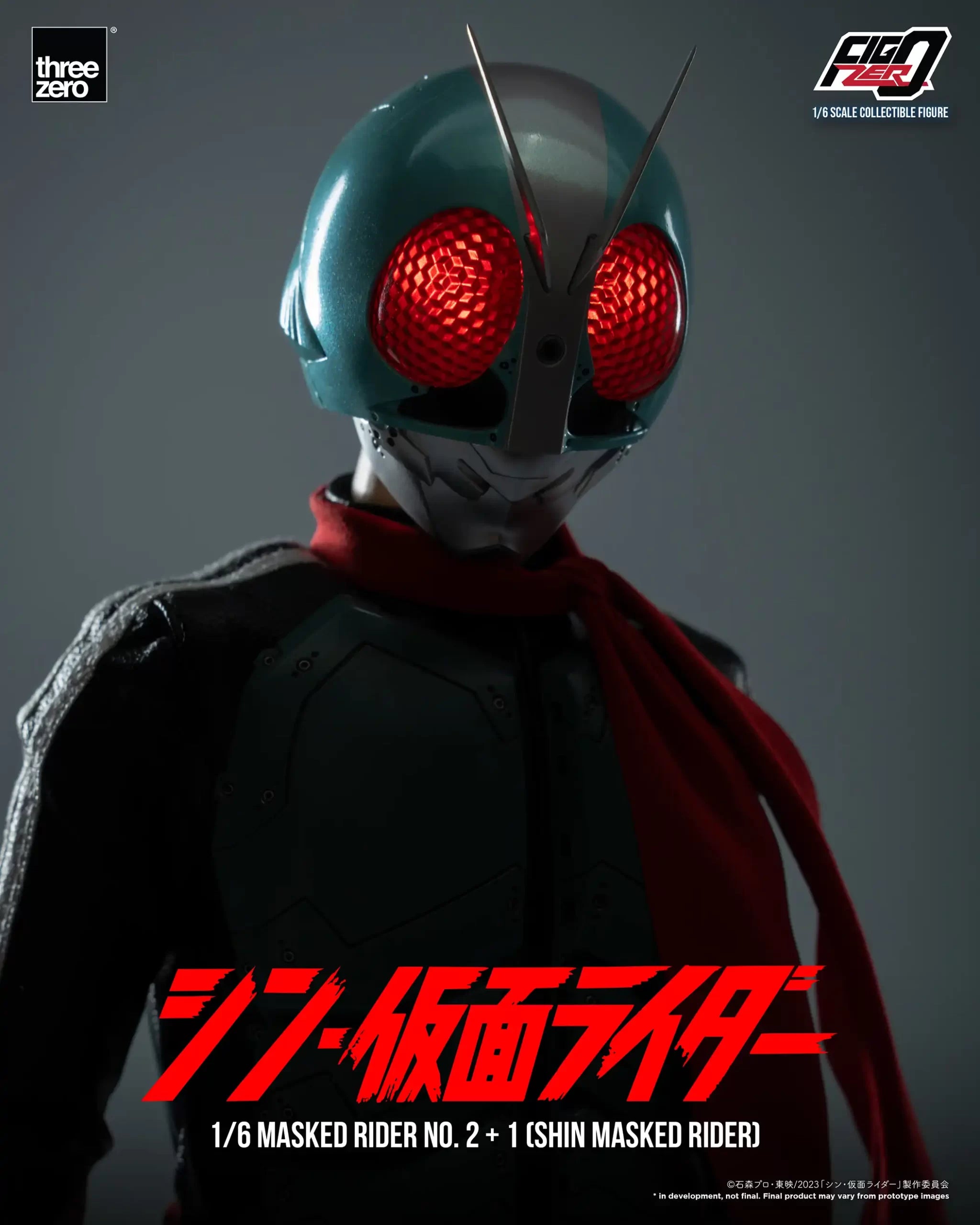 PRE-ORDER threezero - FigZero - Shin Kamen Rider - Kamen Rider 2+1 1/6