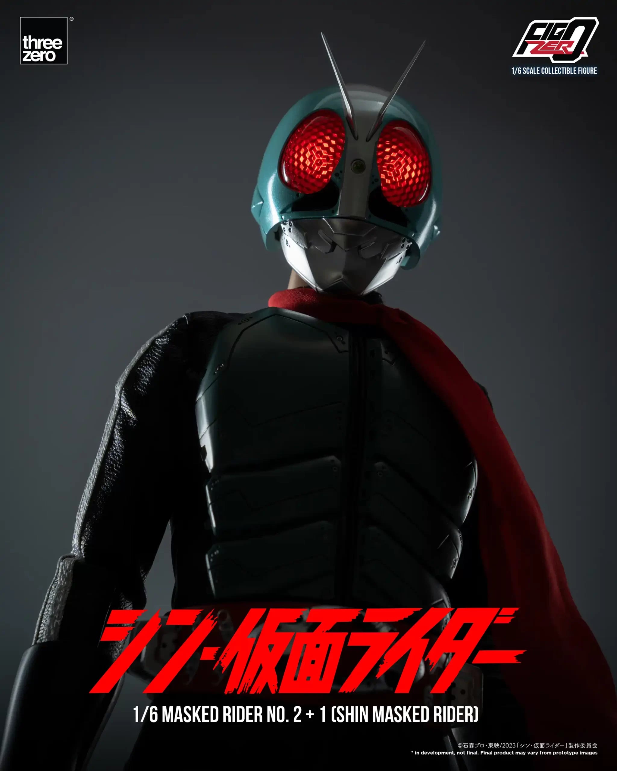 PRE-ORDER threezero - FigZero - Shin Kamen Rider - Kamen Rider 2+1 1/6