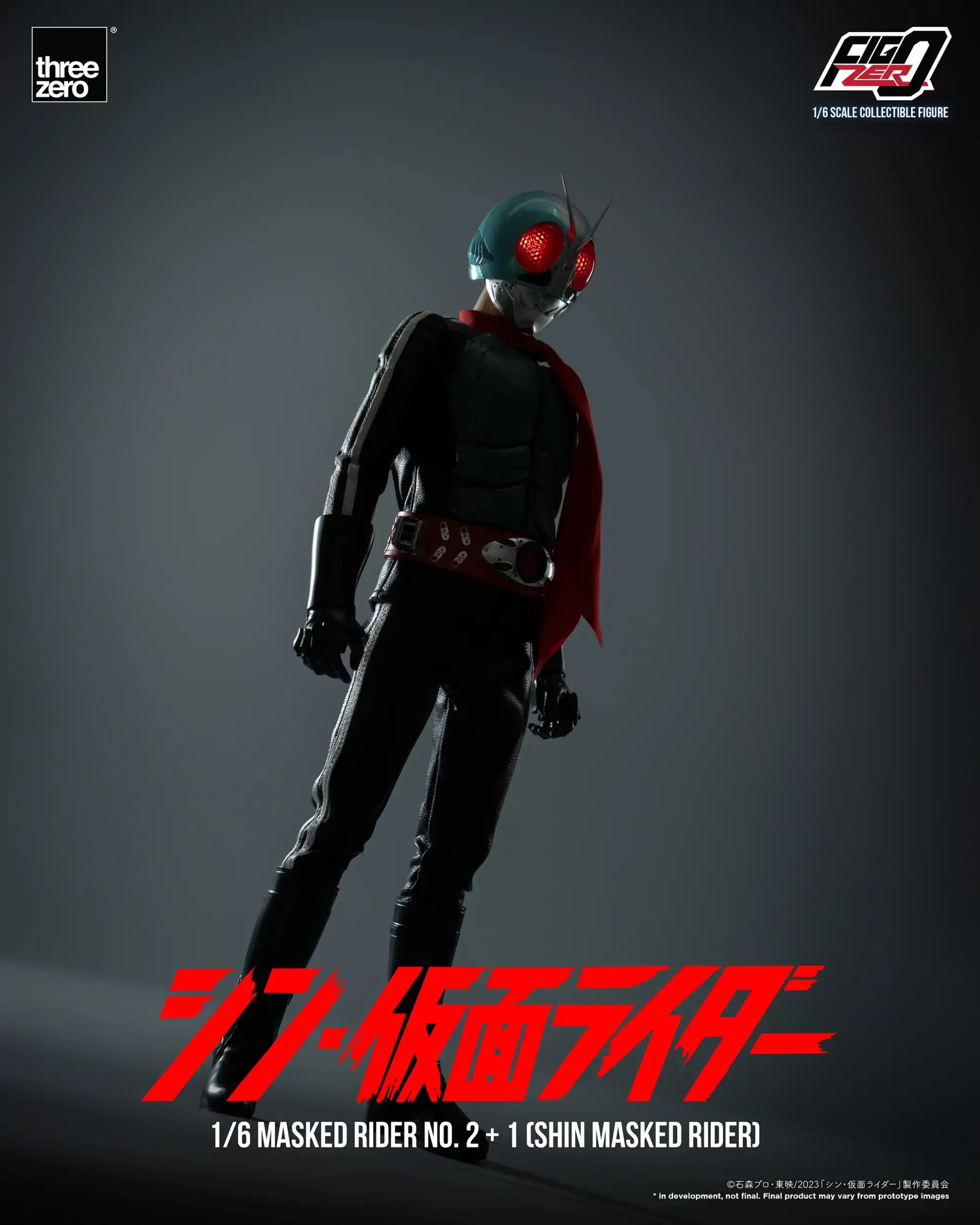 PRE-ORDER threezero - FigZero - Shin Kamen Rider - Kamen Rider 2+1 1/6