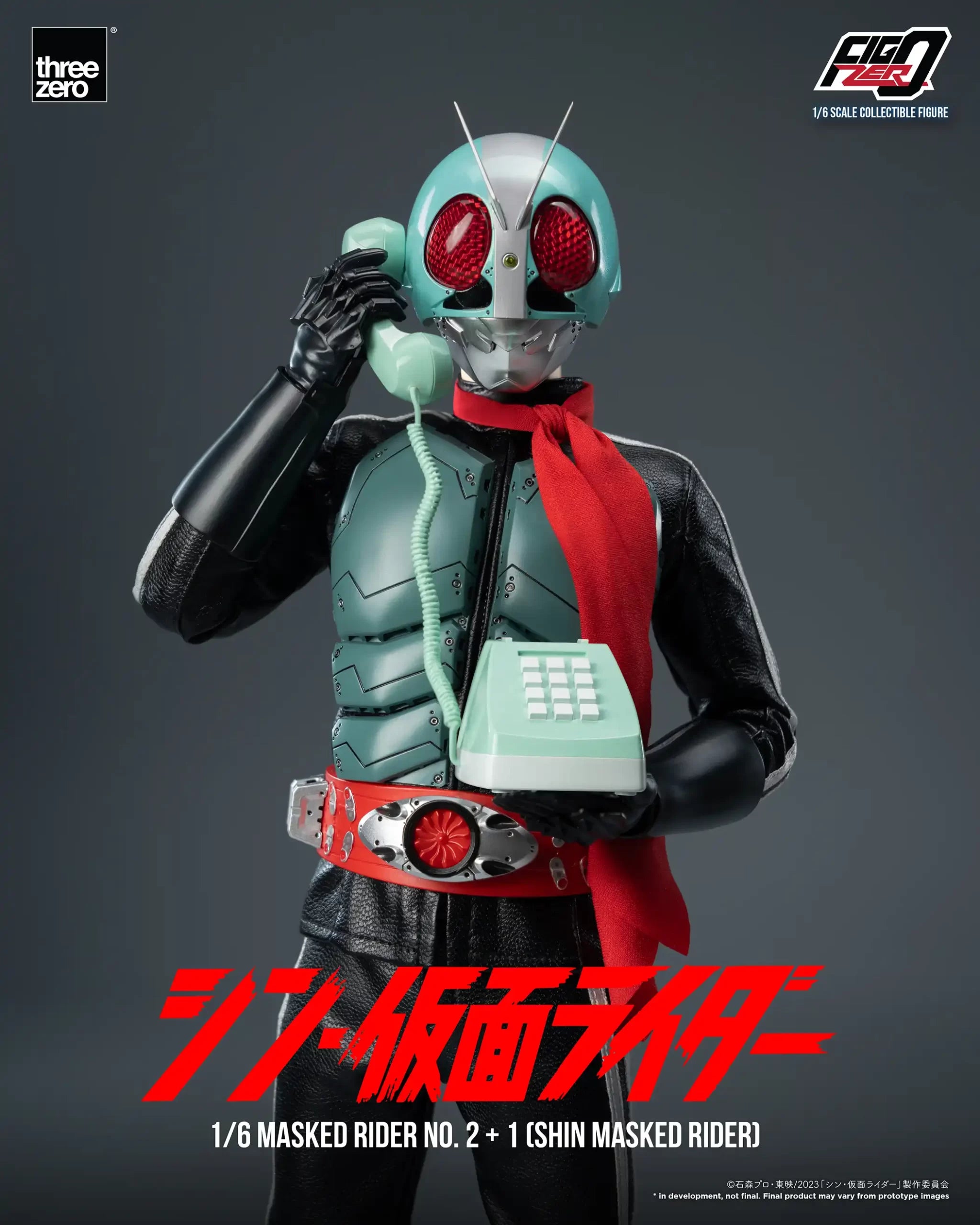 PRE-ORDER threezero - FigZero - Shin Kamen Rider - Kamen Rider 2+1 1/6