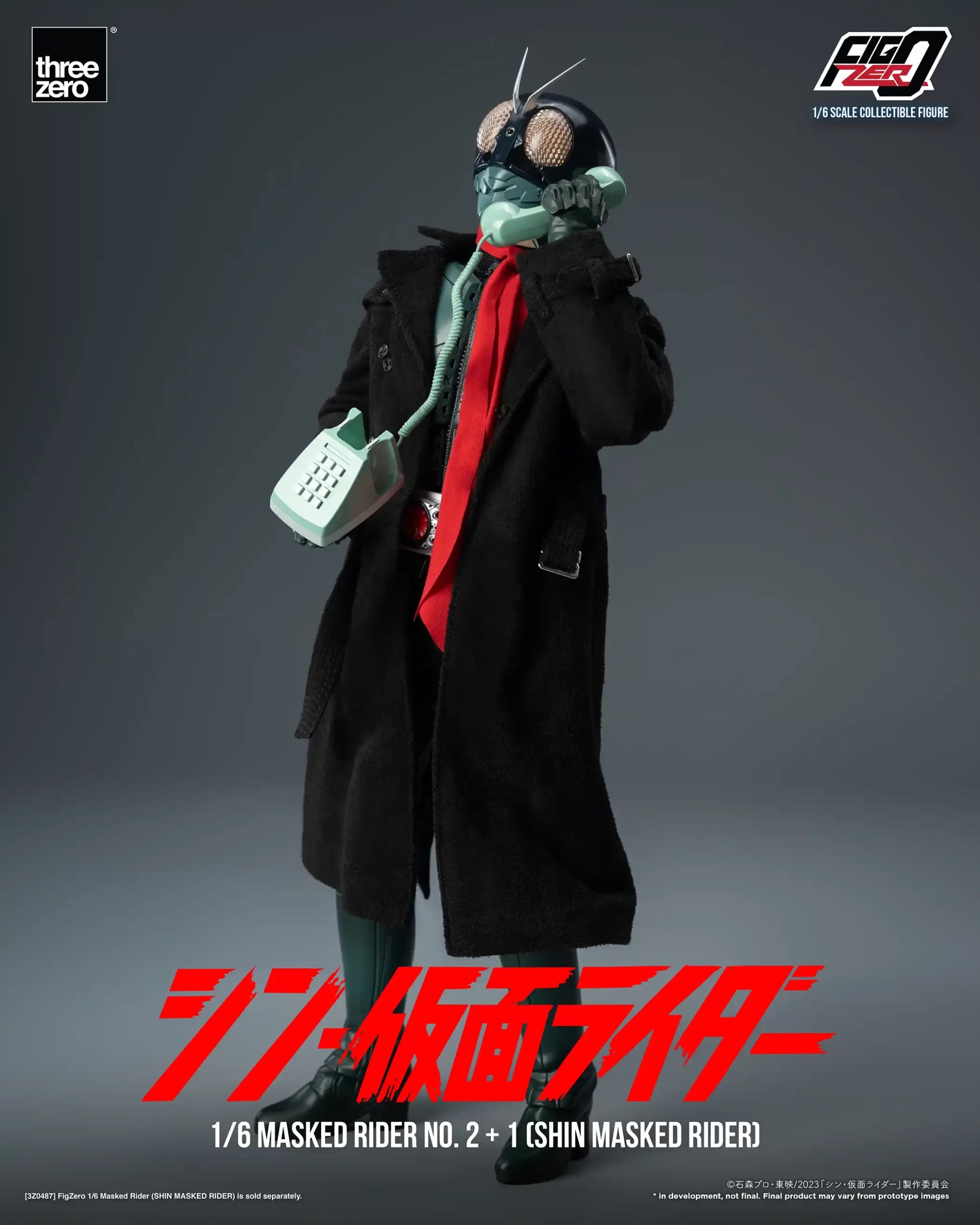 PRE-ORDER threezero - FigZero - Shin Kamen Rider - Kamen Rider 2+1 1/6