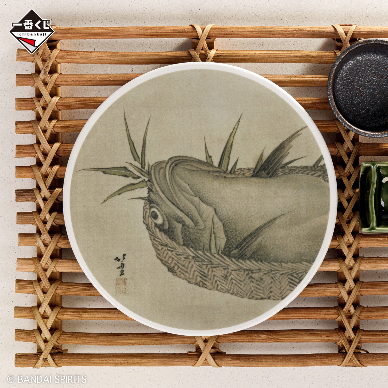 BACK-ORDER Bandai Spirits - Ichiban Kuji - Katsushika Hokusai Prize C - Katsushika Hokusai Hand-painted Plate