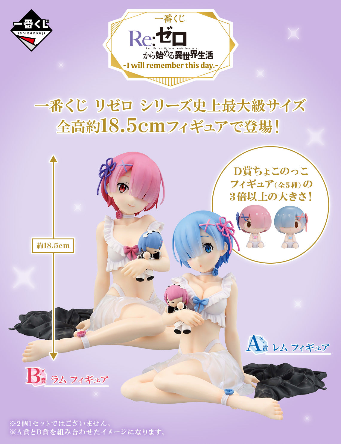 PRE-ORDER Bandai Spirits - Ichiban Kuji - Re:ZERO -Starting Life in Another World- -I will remember this day.-
