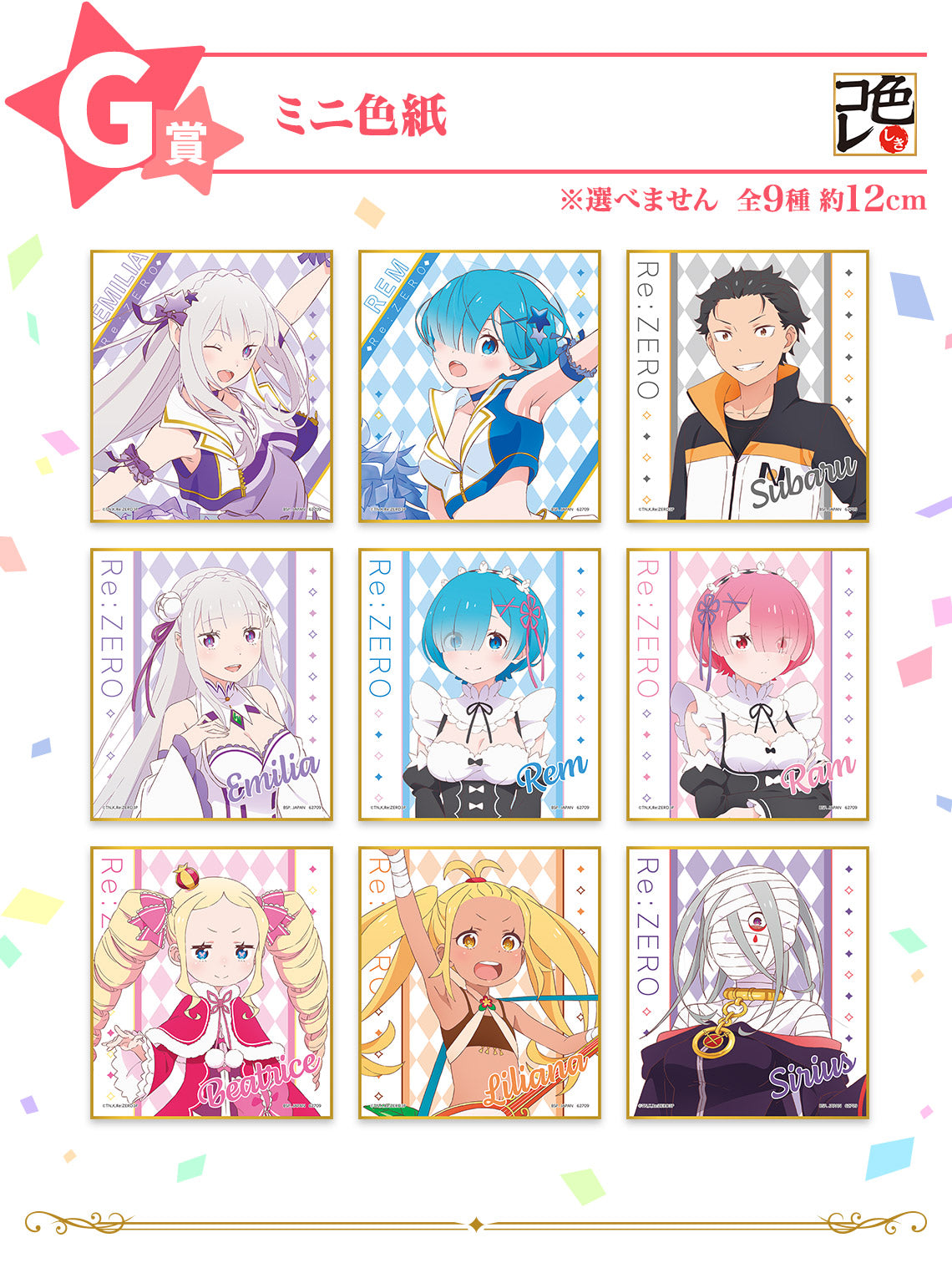 PRE-ORDER Bandai Spirits - Ichiban Kuji Re:ZERO -Starting Life in Another World- ~Courage for You~