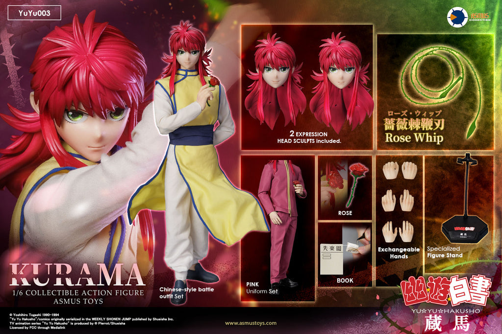 PRE-ORDER Asmus Toys - Yu Yu Hakusho - Kurama 1/6