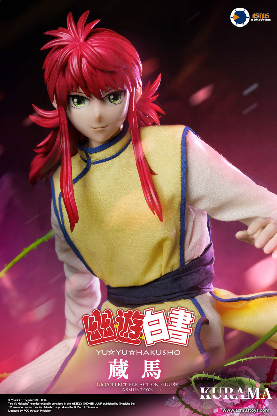 PRE-ORDER Asmus Toys - Yu Yu Hakusho - Kurama: Luxury Edition 1/6