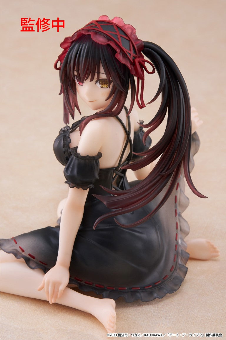 PRE-ORDER Taito - Date A Live V Desktop Cute Figure - Kurumi Tokisaki: Nightwear Ver.