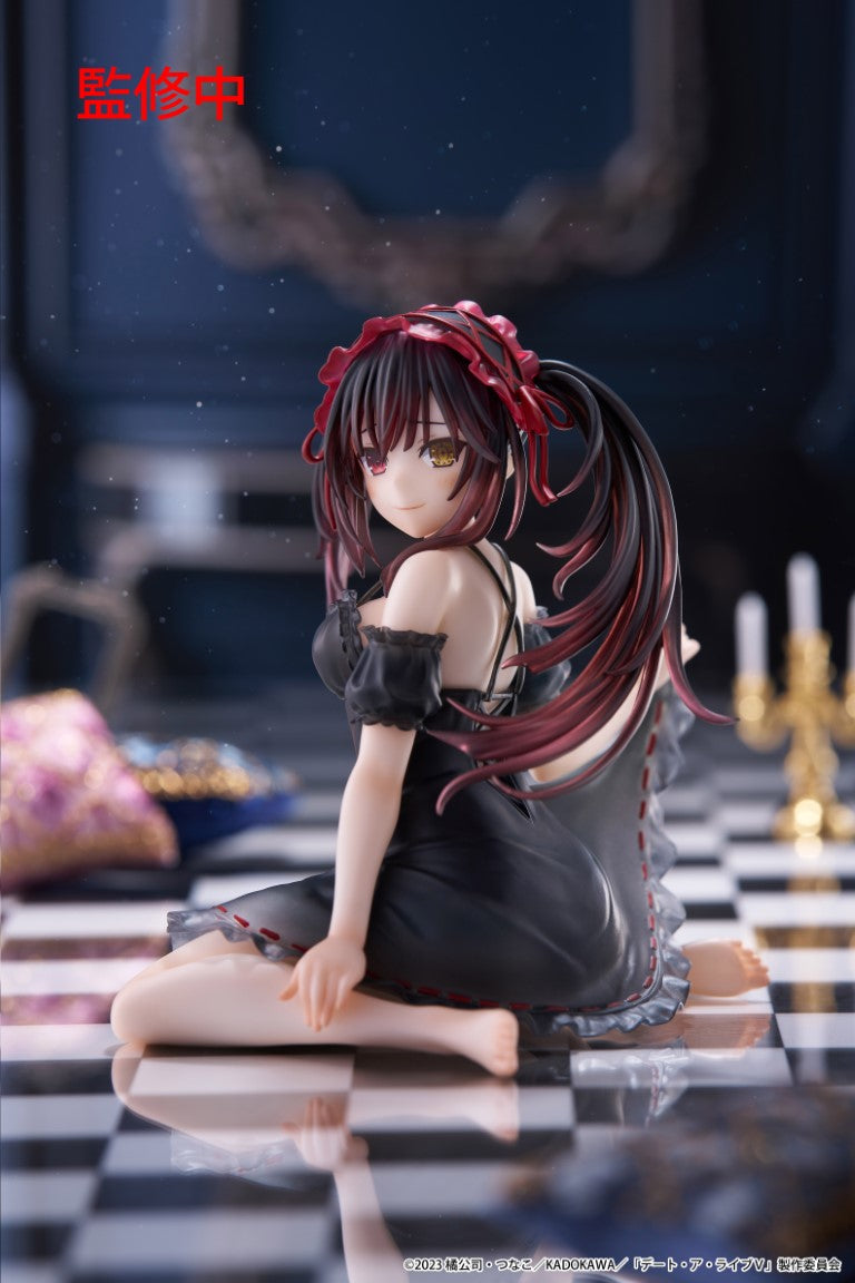 PRE-ORDER Taito - Date A Live V Desktop Cute Figure - Kurumi Tokisaki: Nightwear Ver.