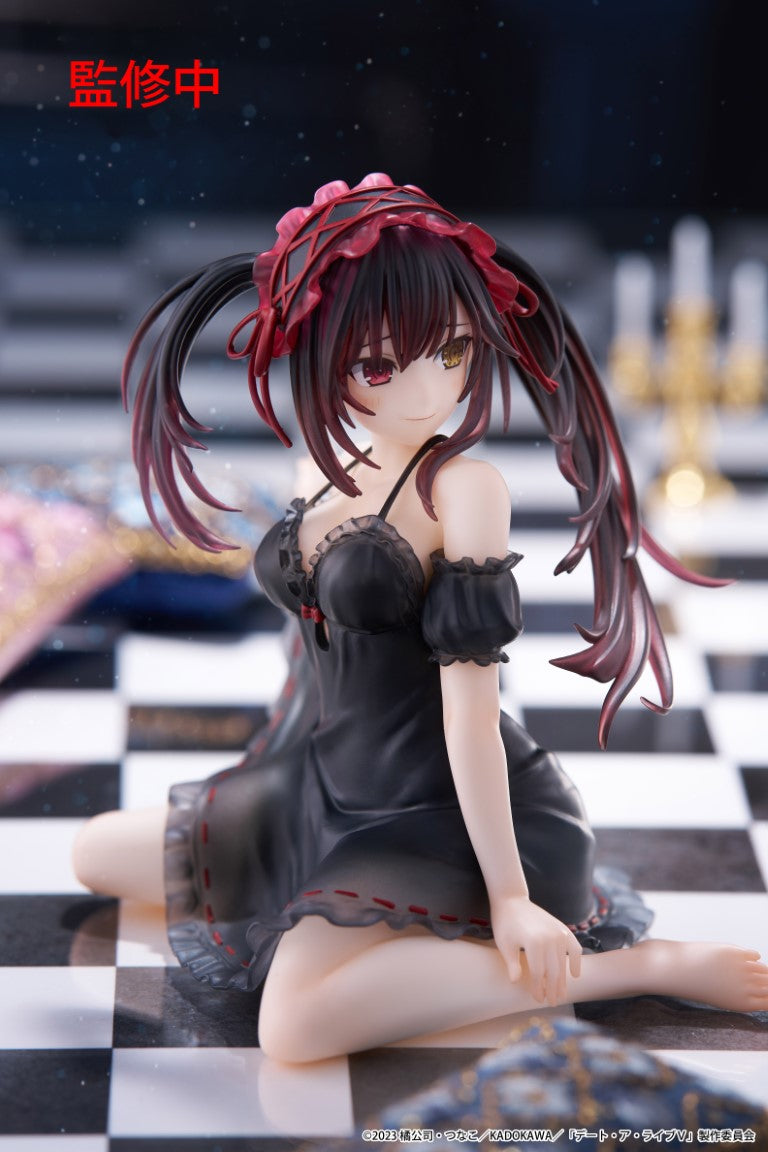 PRE-ORDER Taito - Date A Live V Desktop Cute Figure - Kurumi Tokisaki: Nightwear Ver.