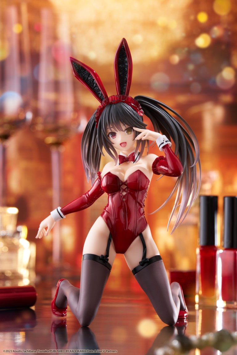 PRE-ORDER Taito - Date A Live V Desktop Cute Figure - Kurumi Tokisaki: Bunny Ver.