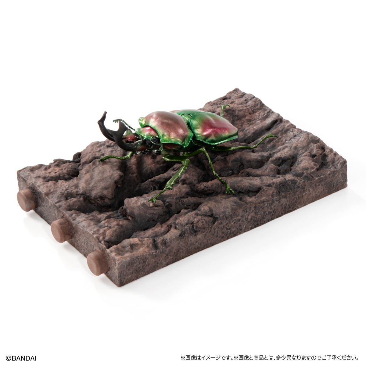 PRE-ORDER Bandai - The Diversity of Life on Earth - Stag Beetle 10 Bark Pedestal (Small) [Set of 7] [EXCLUSIVE]