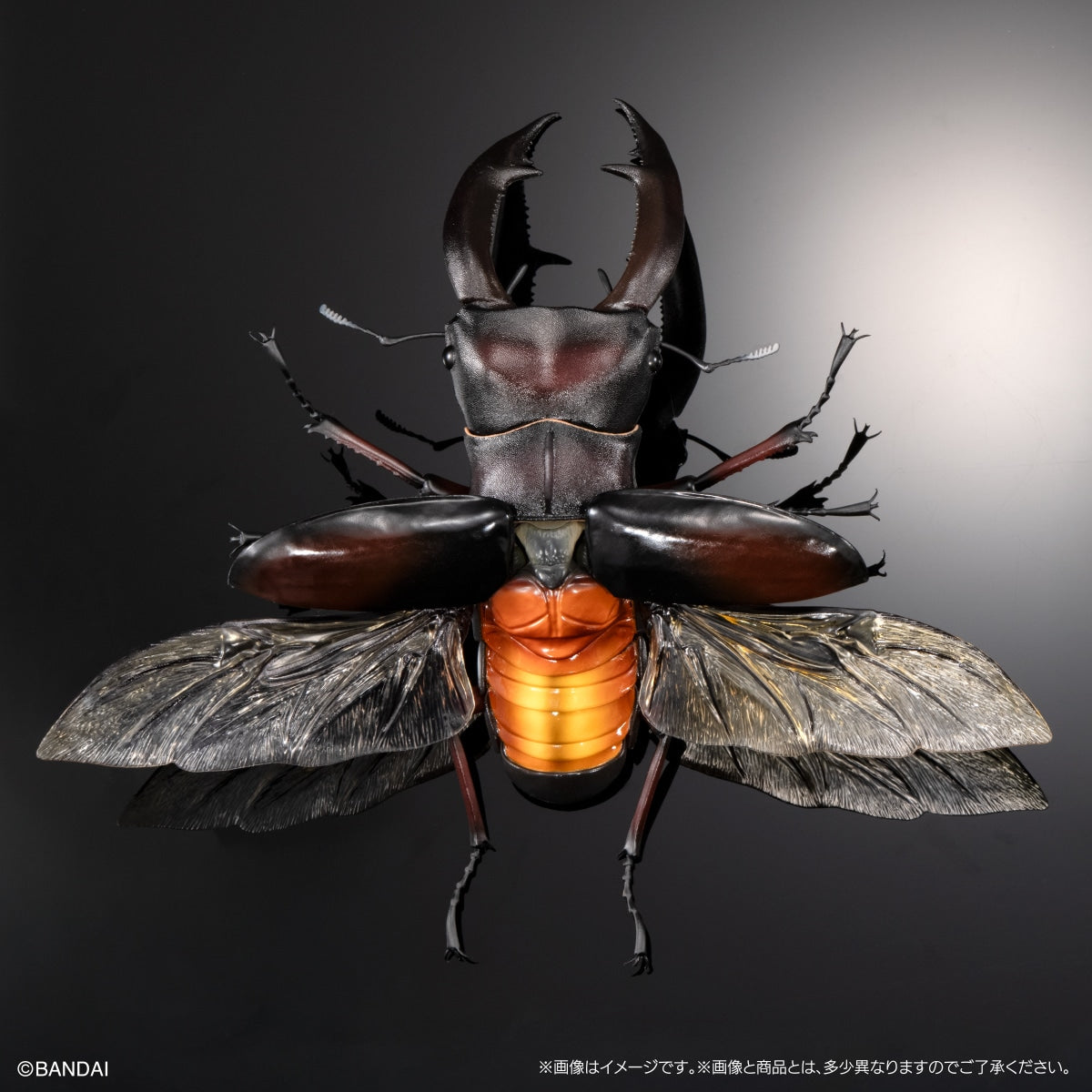 IN-STOCK Bandai - The Diversity of Life on Earth PREMIUM - Mandibularis Stag Beetle (Hexarthrius mandibularis) (Red) [Gashapon Online Exclusive]