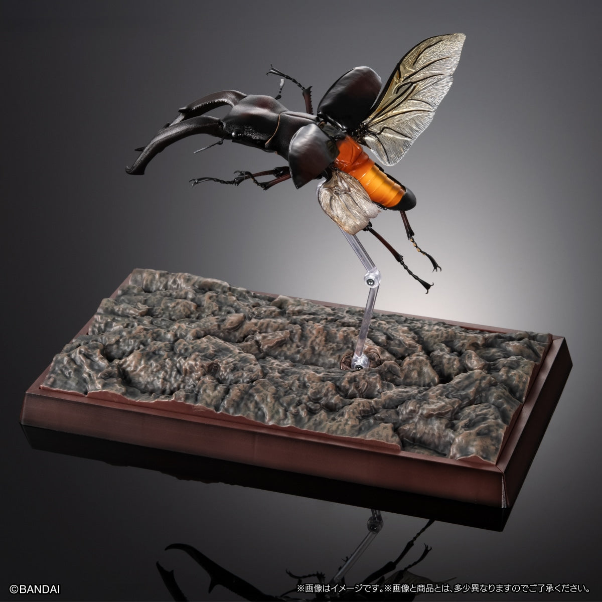 IN-STOCK Bandai - The Diversity of Life on Earth PREMIUM - Mandibularis Stag Beetle (Hexarthrius mandibularis) (Red) [Gashapon Online Exclusive]