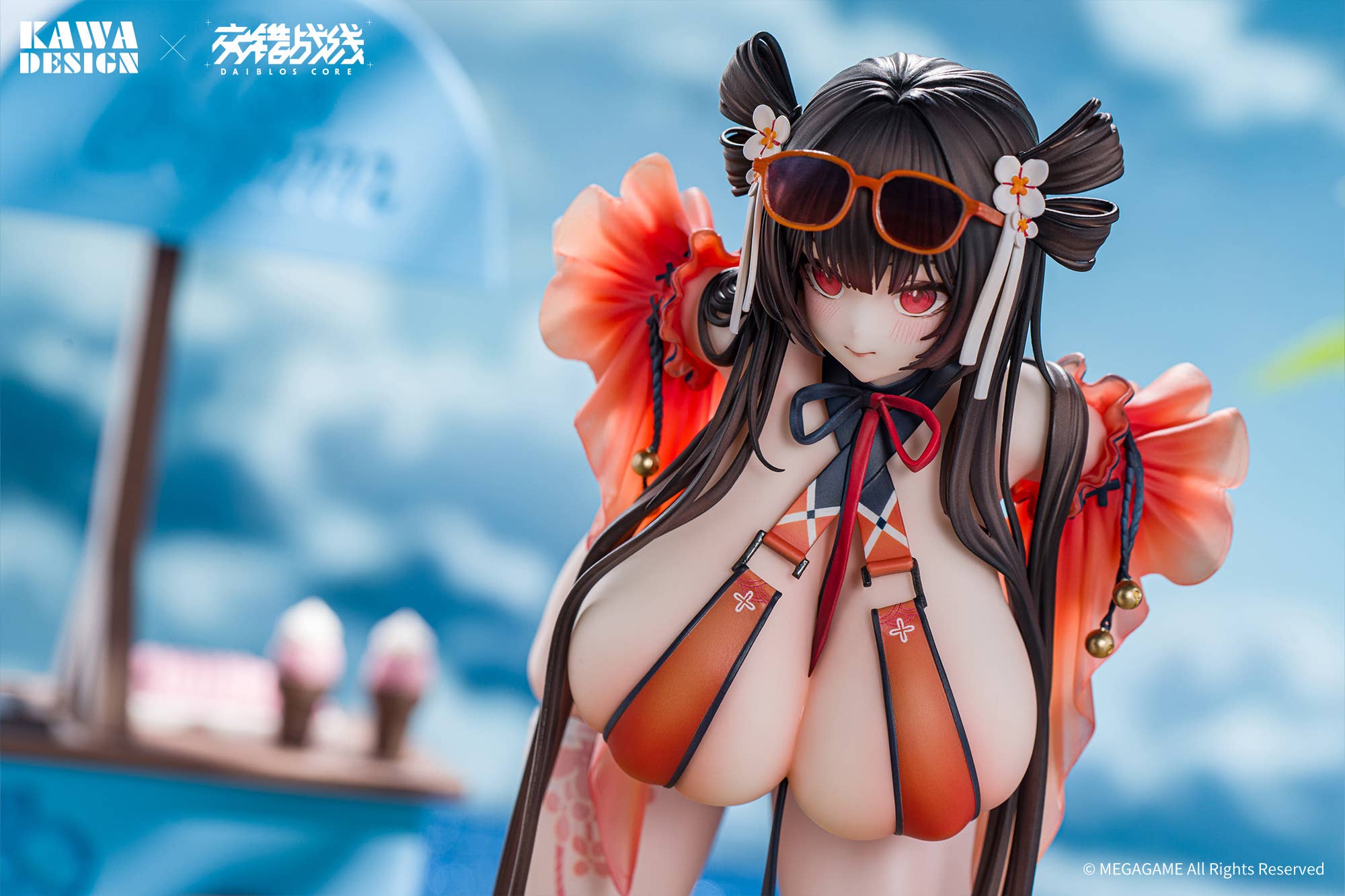 SPECIAL ORDER KAWA DESIGN - Daiblos Core - Maree Rouge: Rakubai no Utage 1/6 [JP]