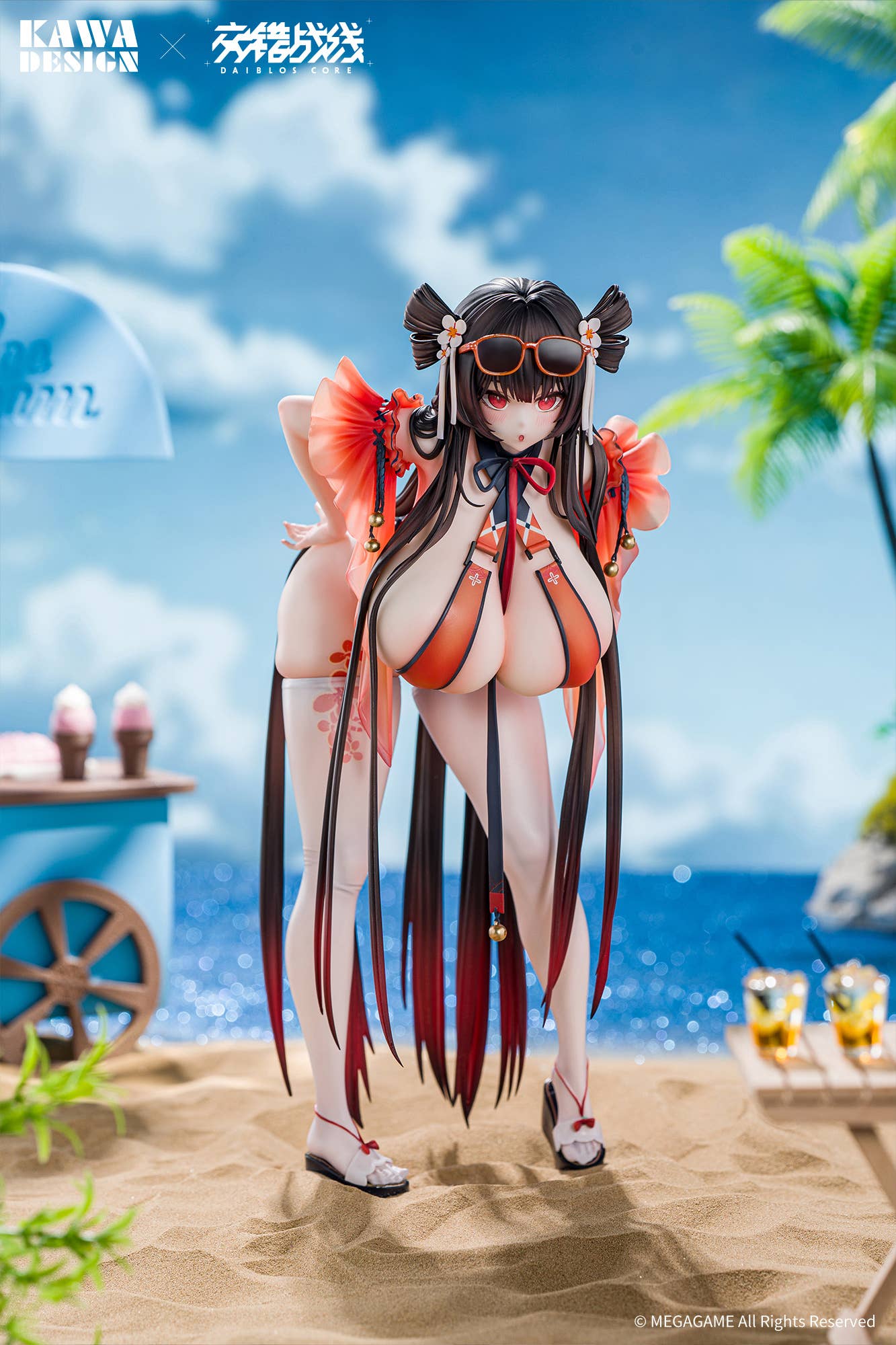 SPECIAL ORDER KAWA DESIGN - Daiblos Core - Maree Rouge: Rakubai no Utage 1/6 [JP]