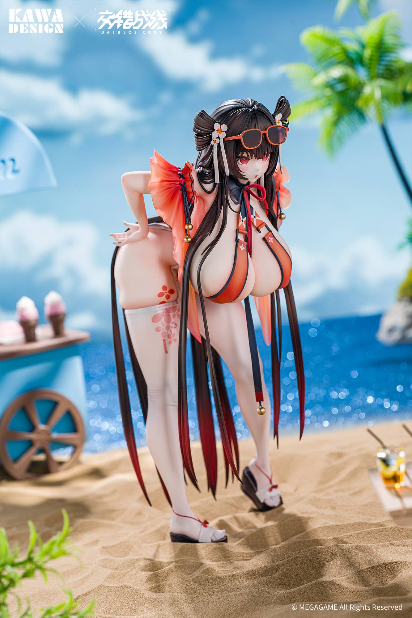 SPECIAL ORDER KAWA DESIGN - Daiblos Core - Maree Rouge: Rakubai no Utage 1/6 [JP]