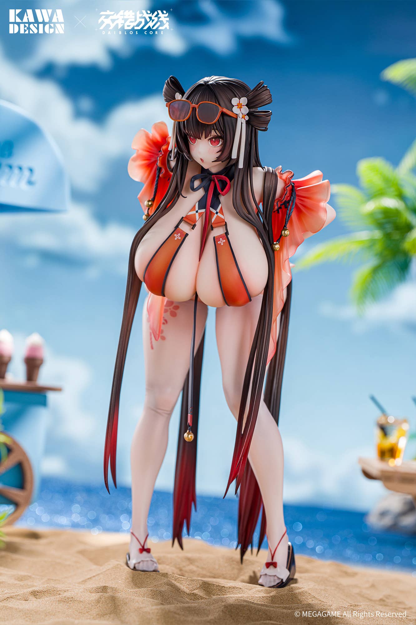 SPECIAL ORDER KAWA DESIGN - Daiblos Core - Maree Rouge: Rakubai no Utage 1/6 [JP]