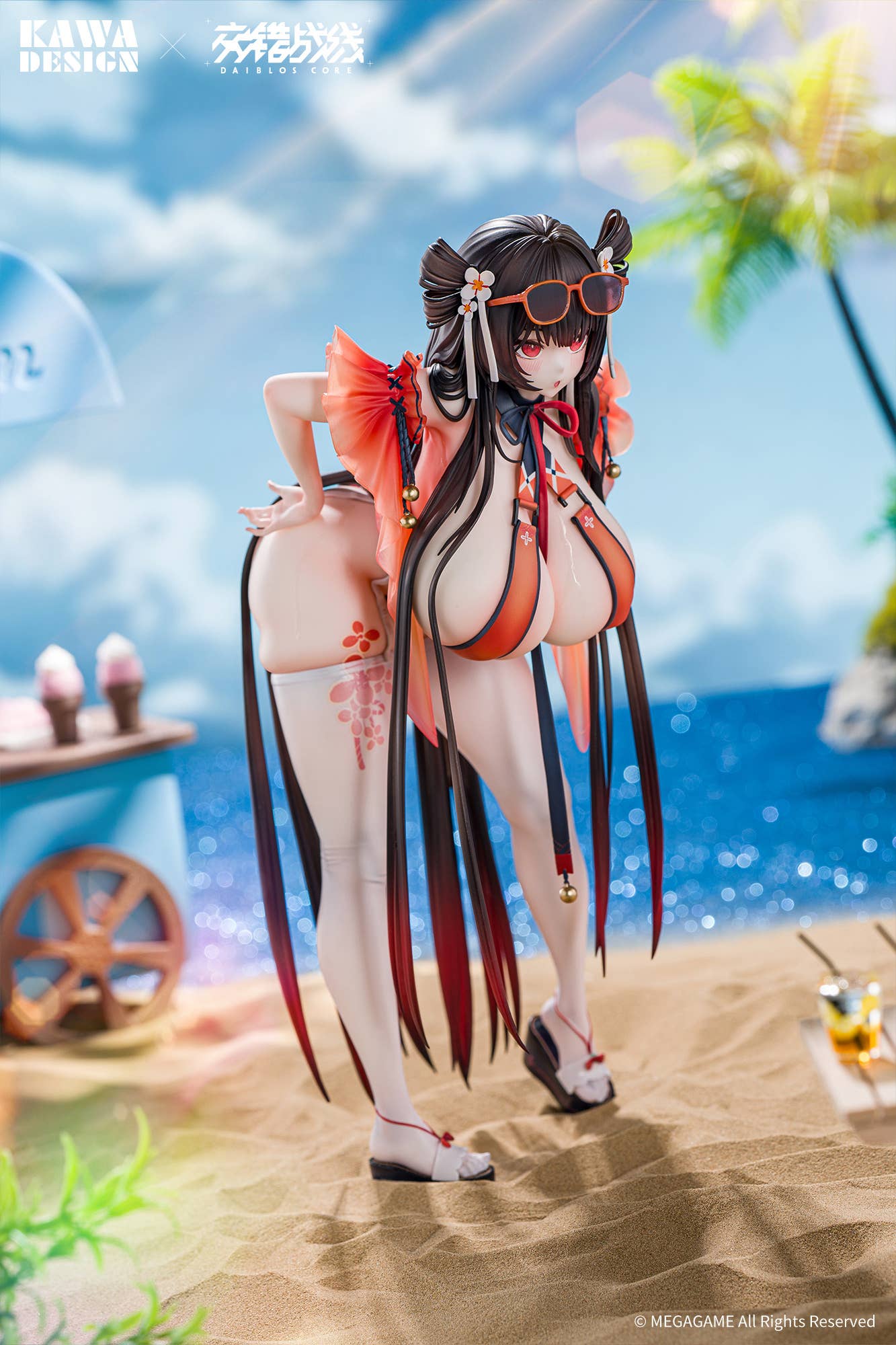 SPECIAL ORDER KAWA DESIGN - Daiblos Core - Maree Rouge: Rakubai no Utage Wet Ver. 1/6 [JP]