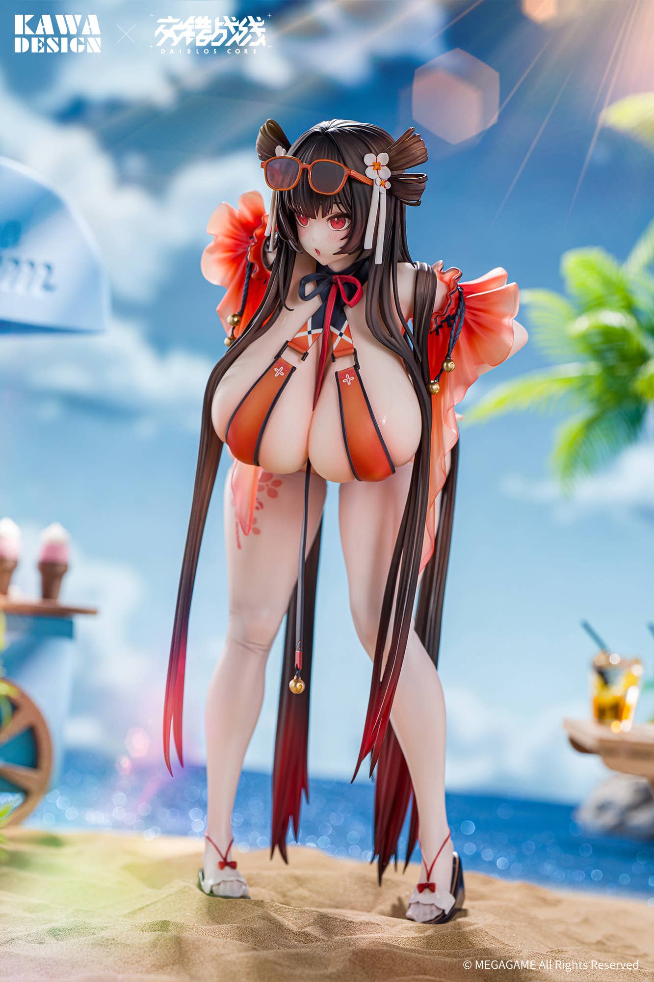 SPECIAL ORDER KAWA DESIGN - Daiblos Core - Maree Rouge: Rakubai no Utage Wet Ver. 1/6 [JP]