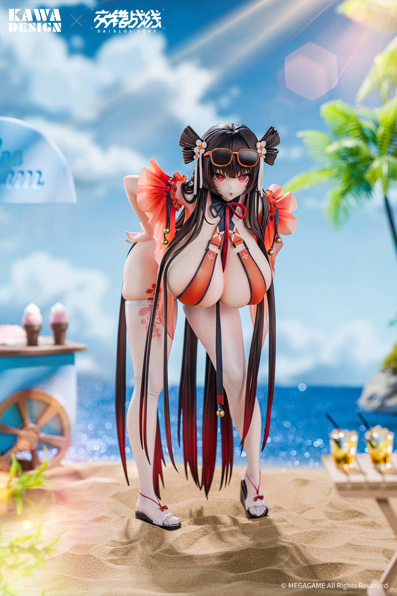 SPECIAL ORDER KAWA DESIGN - Daiblos Core - Maree Rouge: Rakubai no Utage Wet Ver. 1/6 [JP]