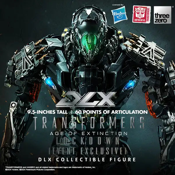 PRE-ORDER threezero - Transformers: Age of Extinction - DLX Lockdown [EXCLUSIVE]