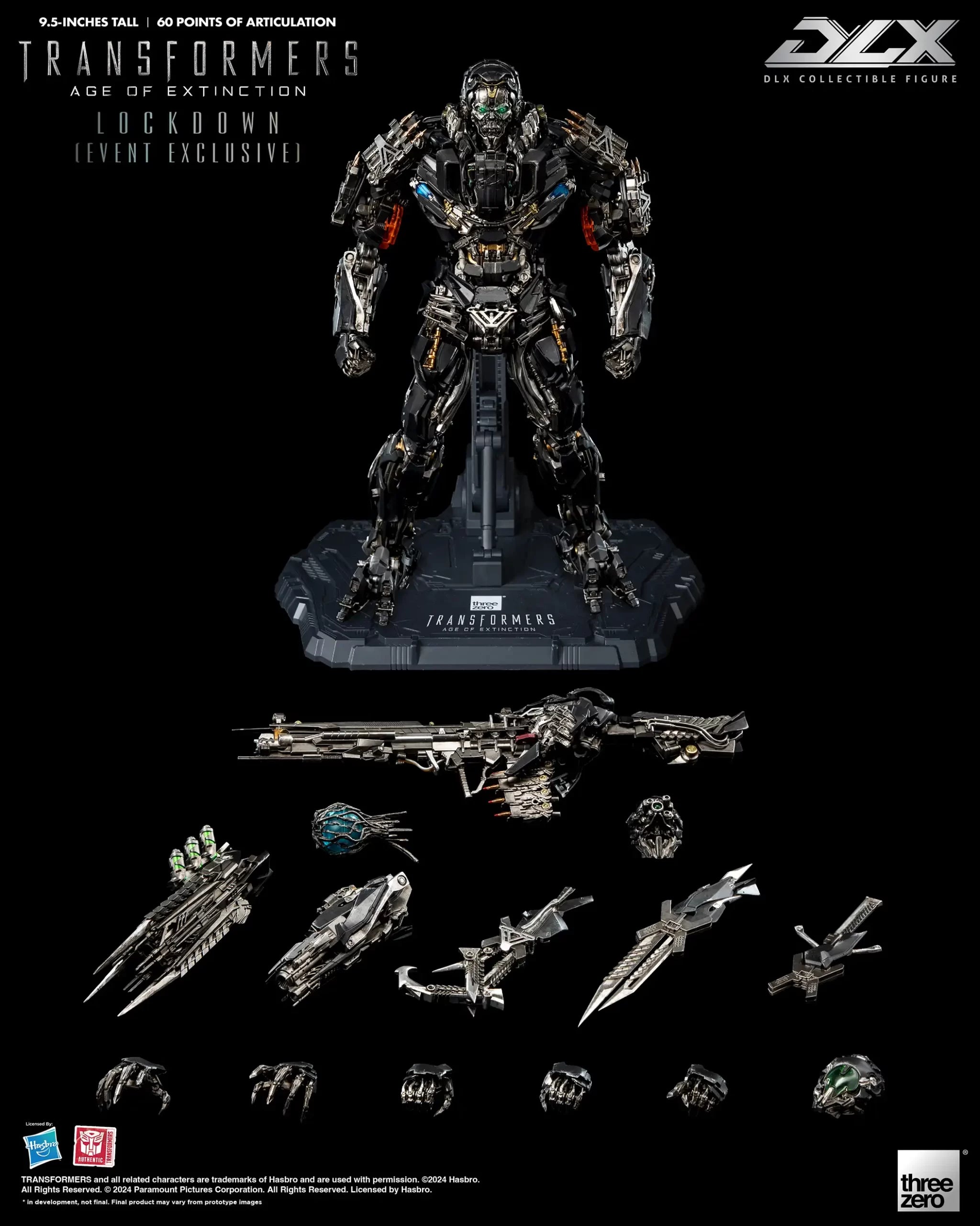 PRE-ORDER threezero - Transformers: Age of Extinction - DLX Lockdown [EXCLUSIVE]